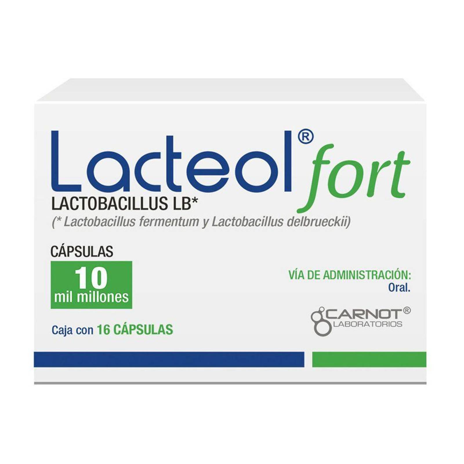 Lacteol Fort 340 mg Caja Con 16 Cápsulas 