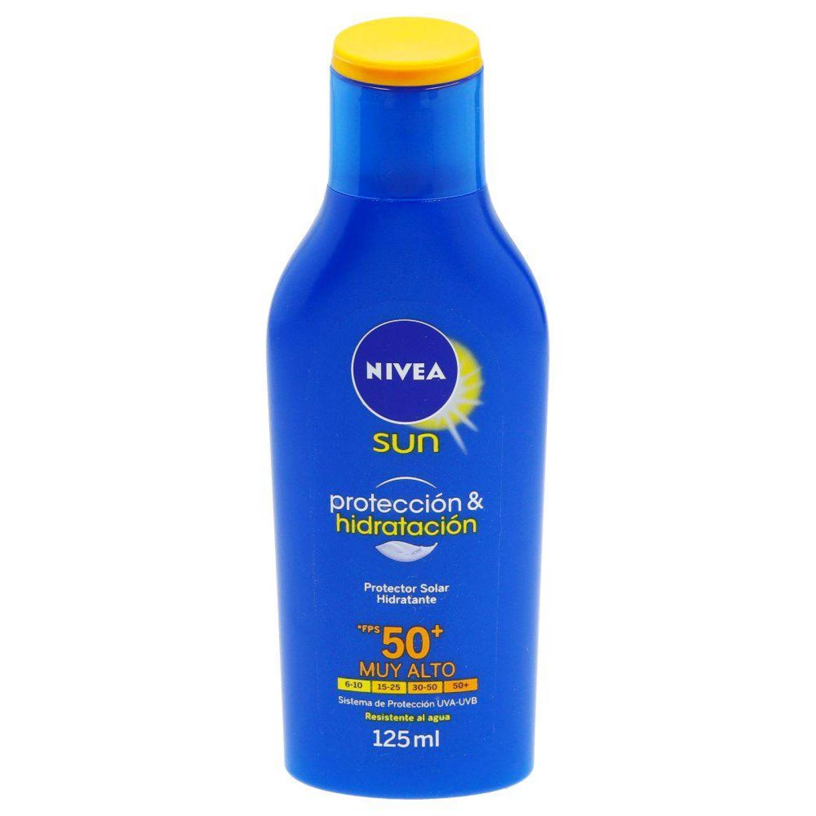 Nivea Sun Protector Solar FPS 50 Frasco Con 125 mL 