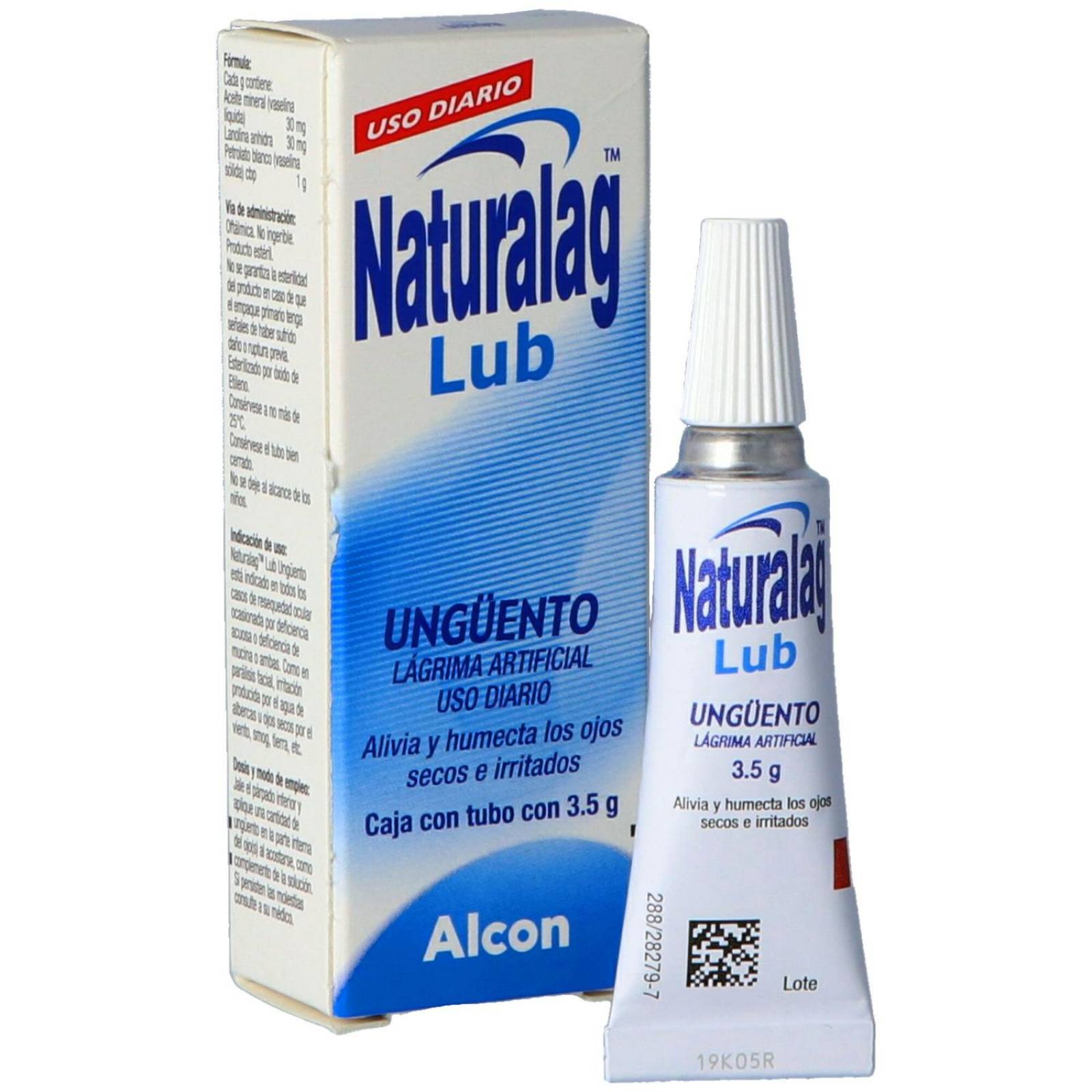 NATURALAG LUB UNGÜENTO TUBO CON 3.5 G 