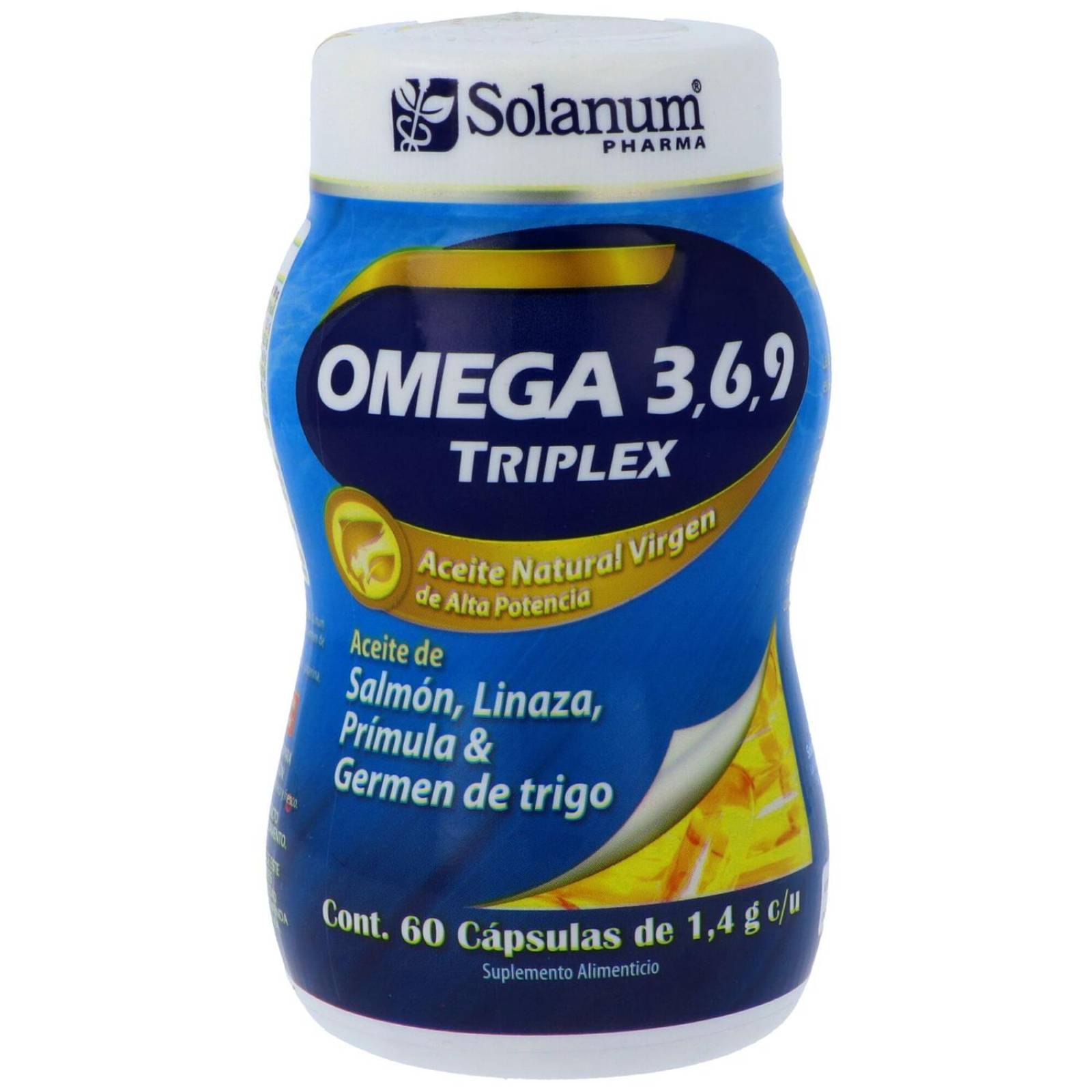 Triplex Omega 3,6,9 Frasco Con 60 Cápsulas 