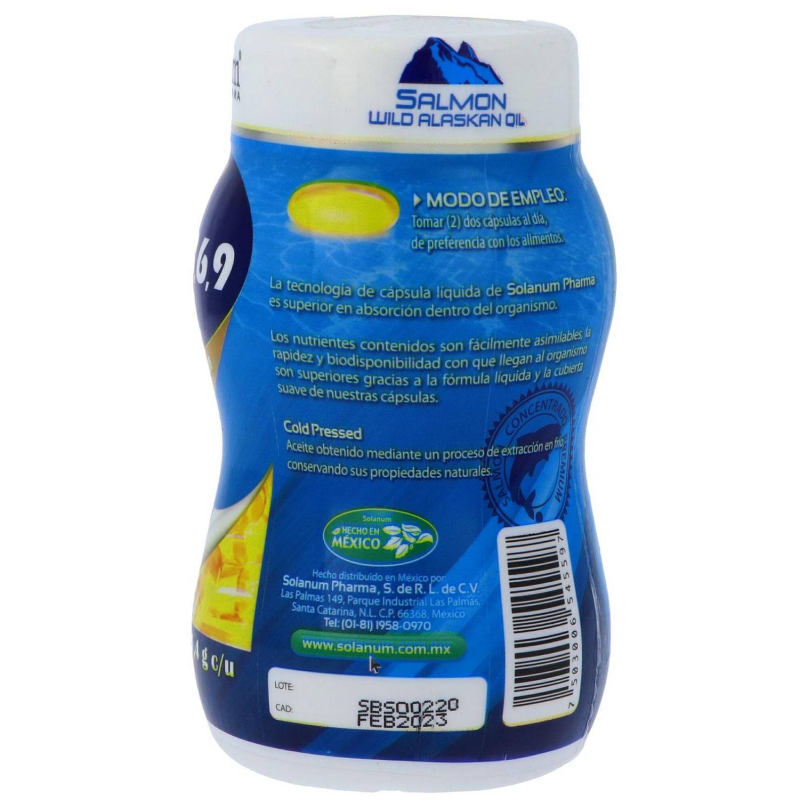 Triplex Omega 3,6,9 Frasco Con 60 Cápsulas 