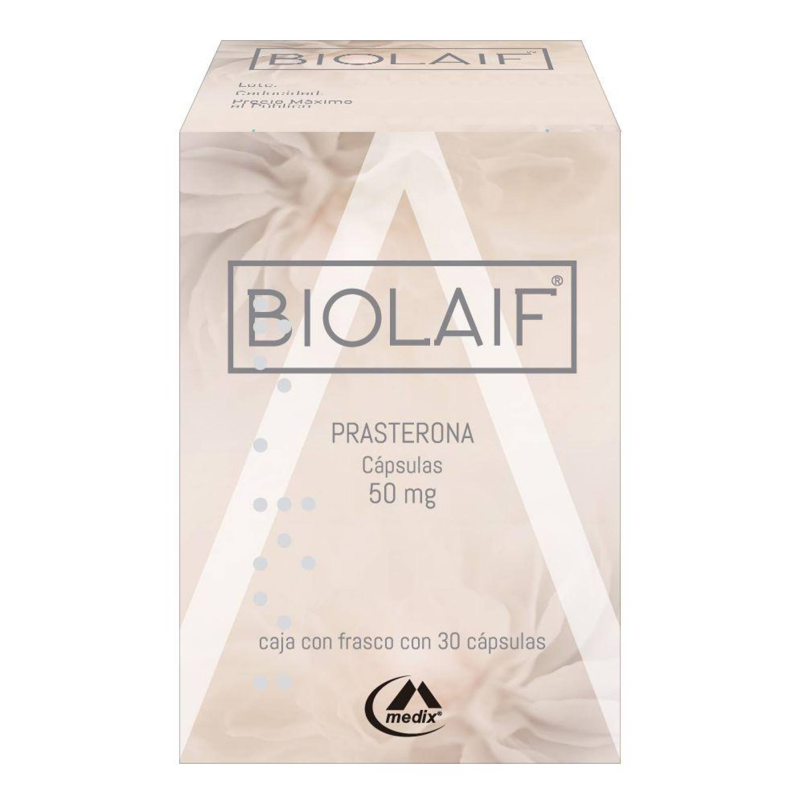 Biolaif 50 mg Caja Con Frasco Con 30 Cápsulas 