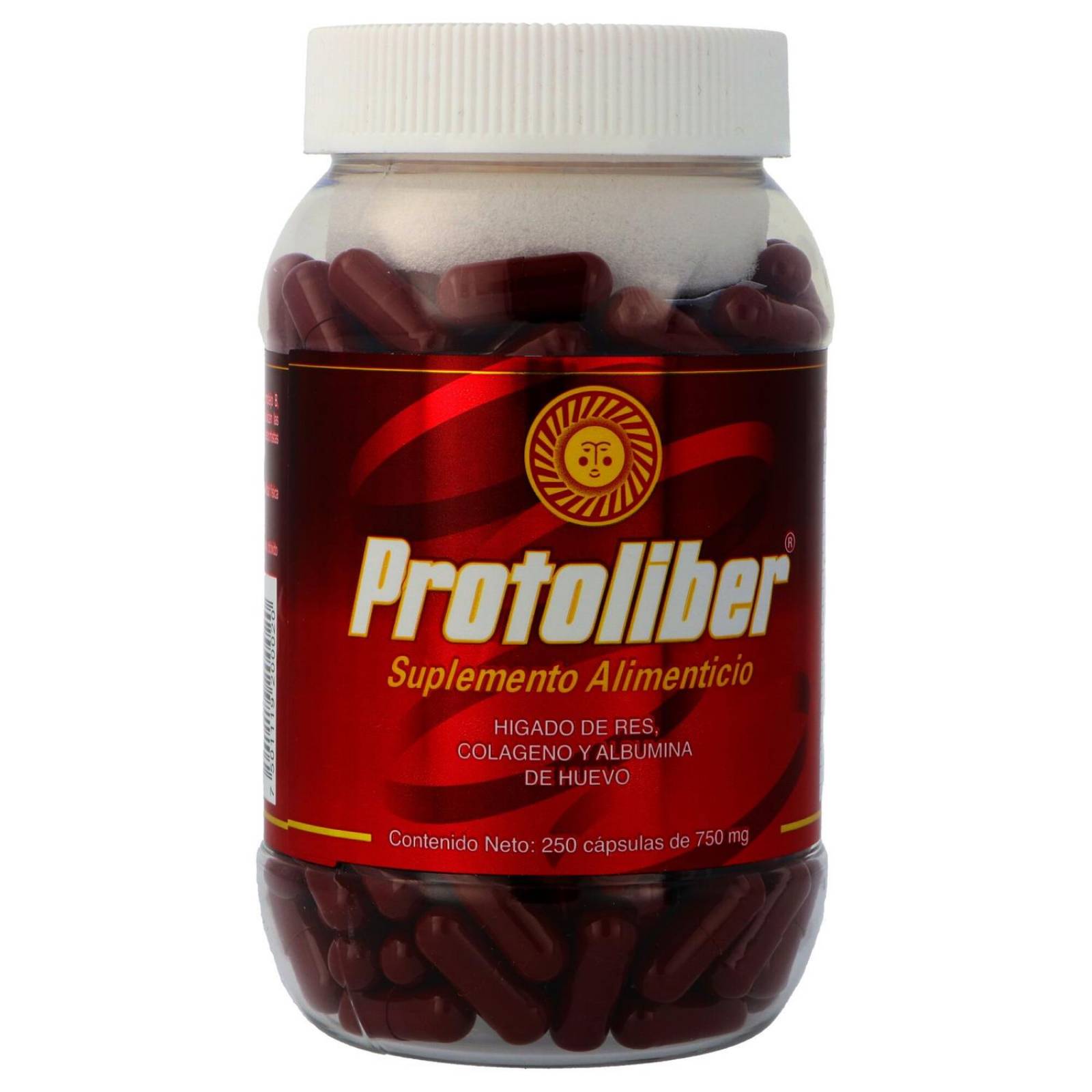 Protoliber Frasco Con 250 Cápsulas 