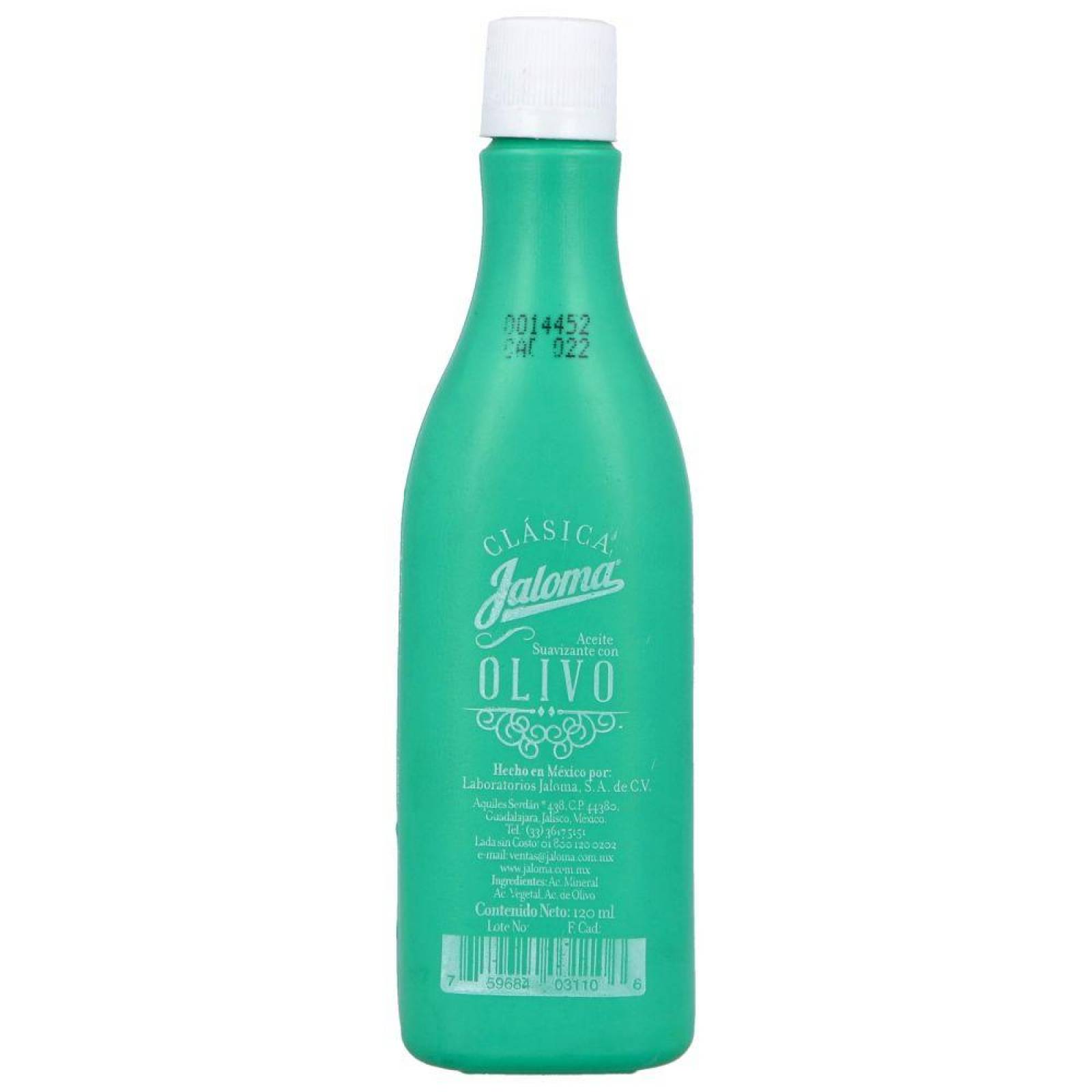 Aceite Suavizante Con Olivo Frasco Con 120 mL 