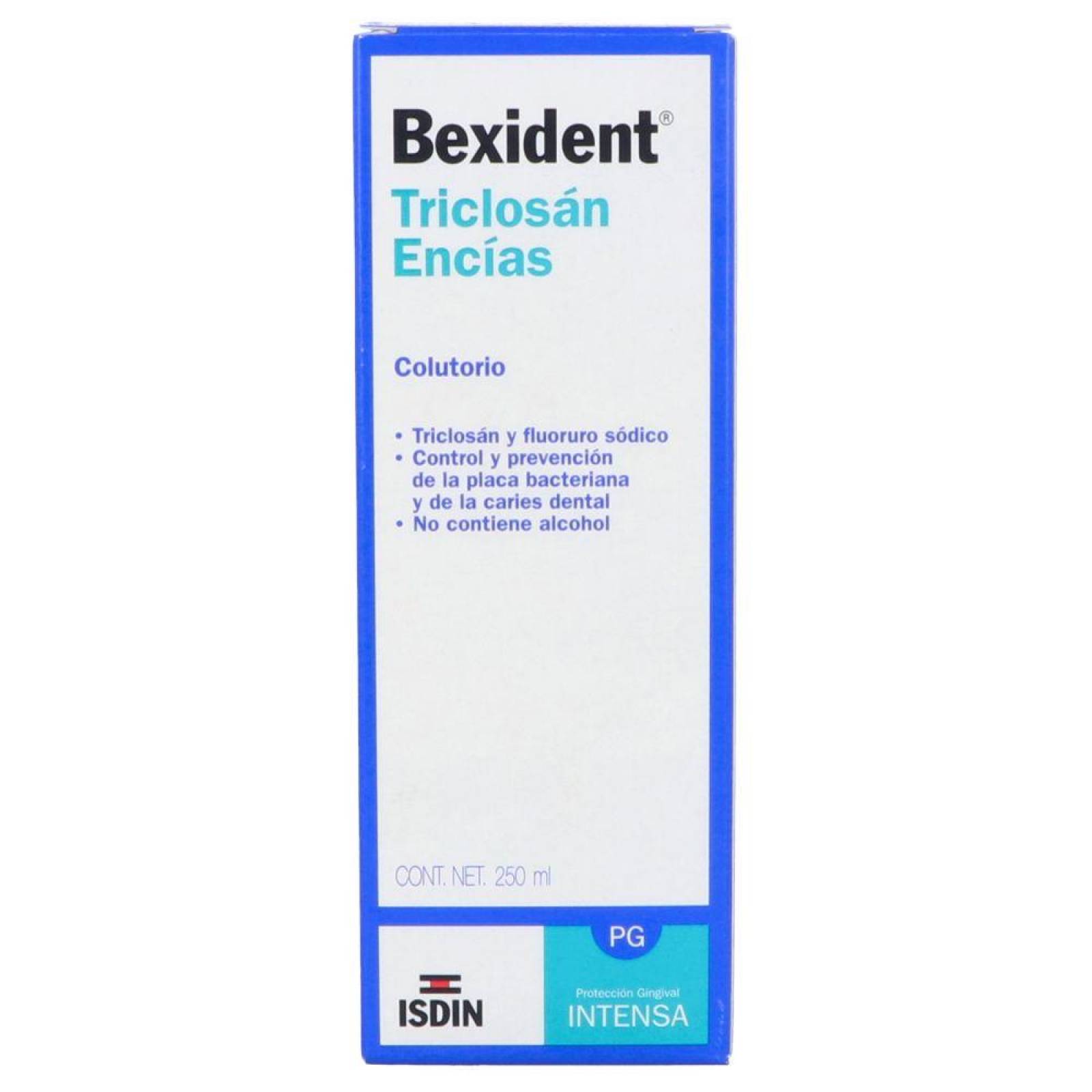 Bexident Triclosan Encías Caja Con Frasco Con 250 mL 
