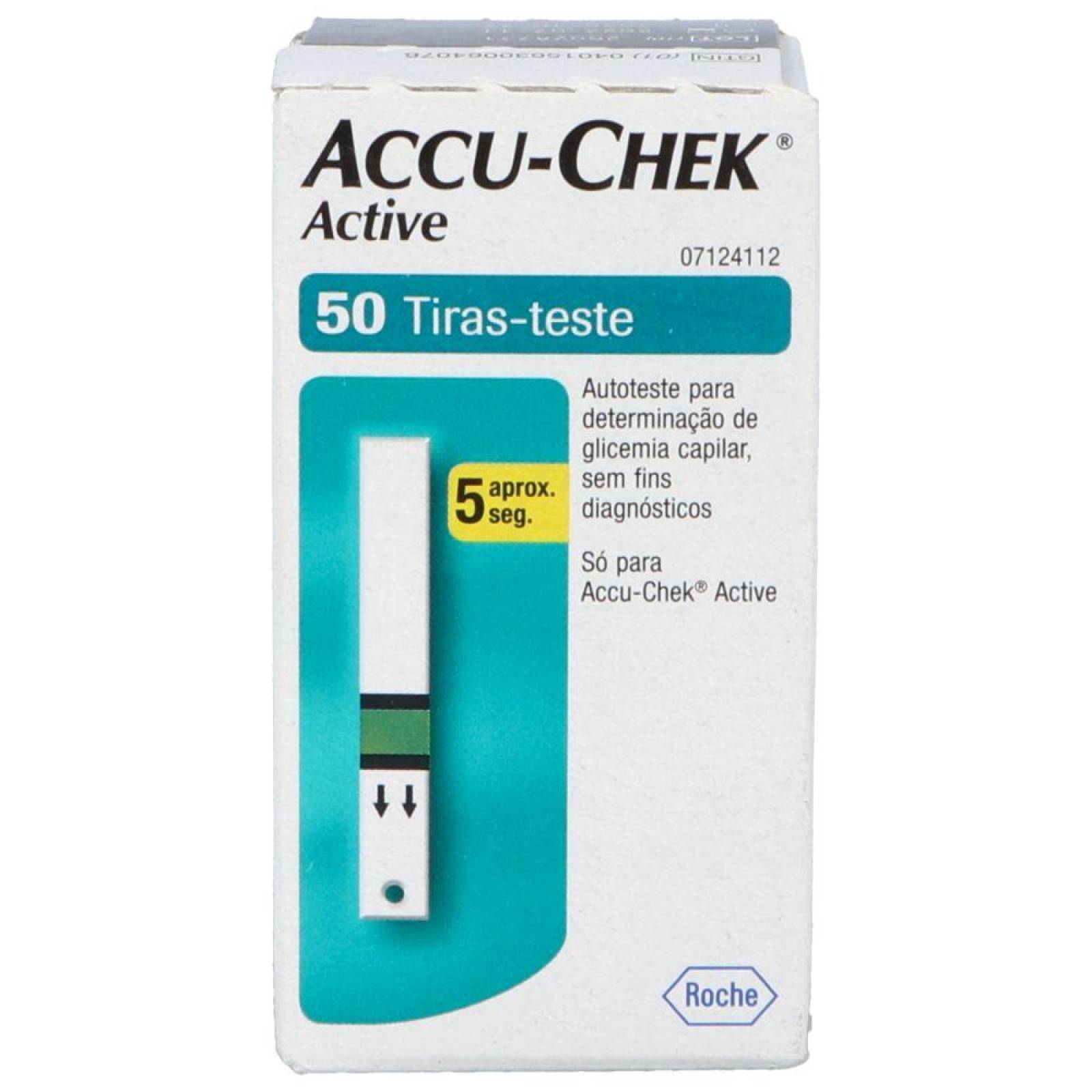 Accu Chek Active Caja Con 50 Tiras Reactivas 