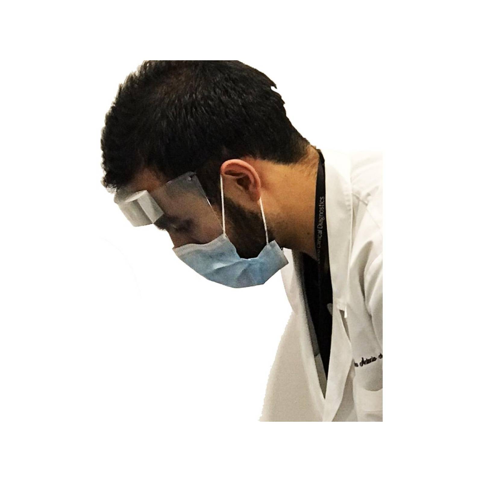 Careta De Polietileno Tereftalato Para Protección Salubre 1 Pieza 