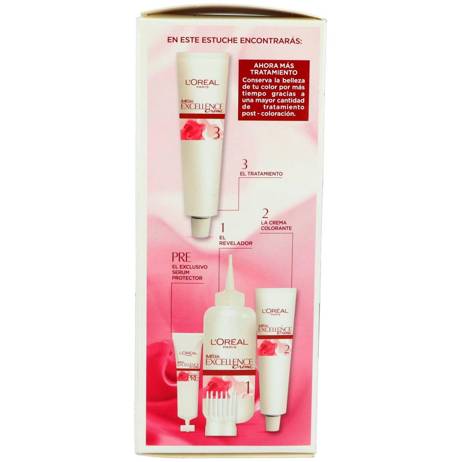 Tinte Para Cabello Loreal Paris Imédia Excellence Color Castaño Claro Caoba 5.5 