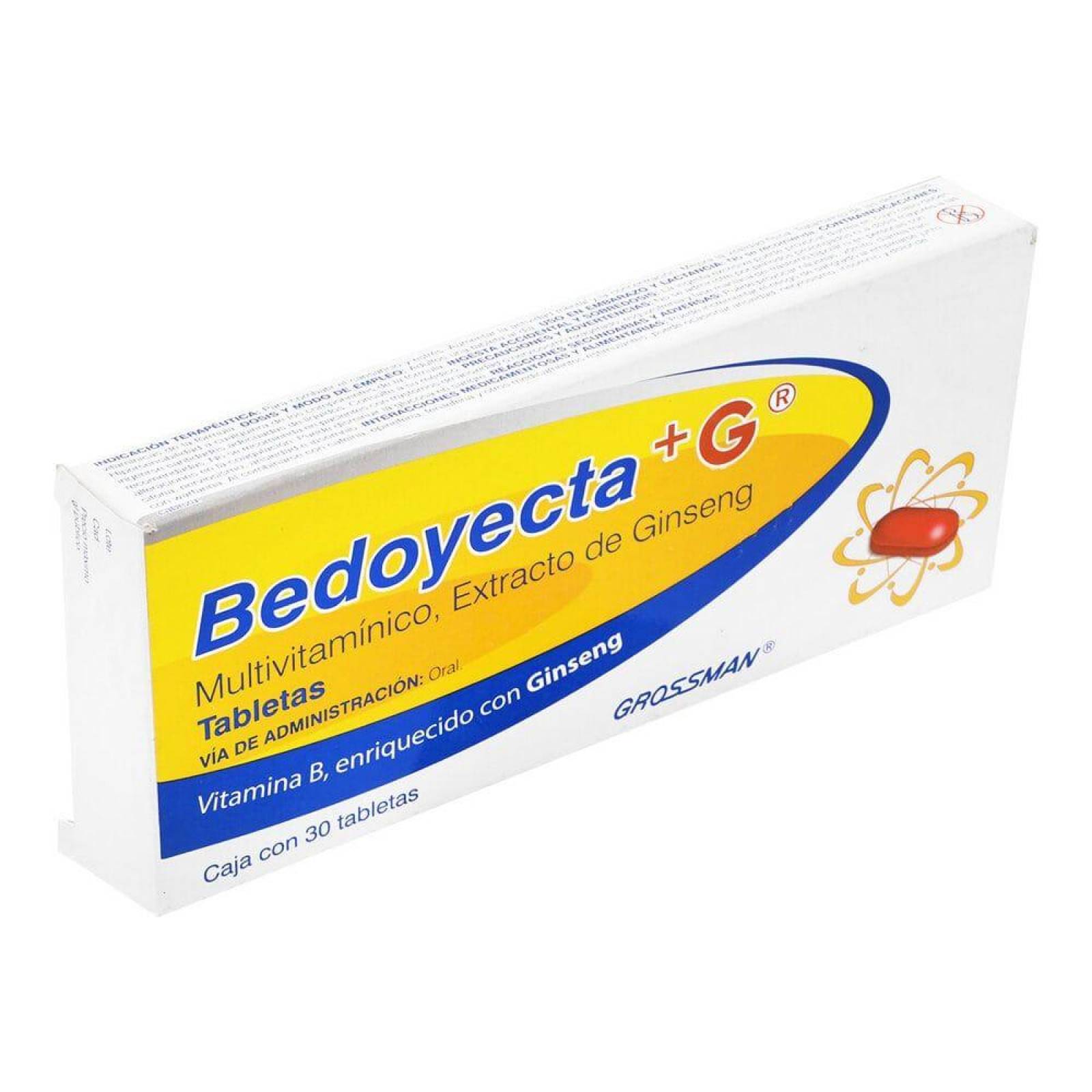 Bedoyecta +G Caja Con 30 Tabletas 
