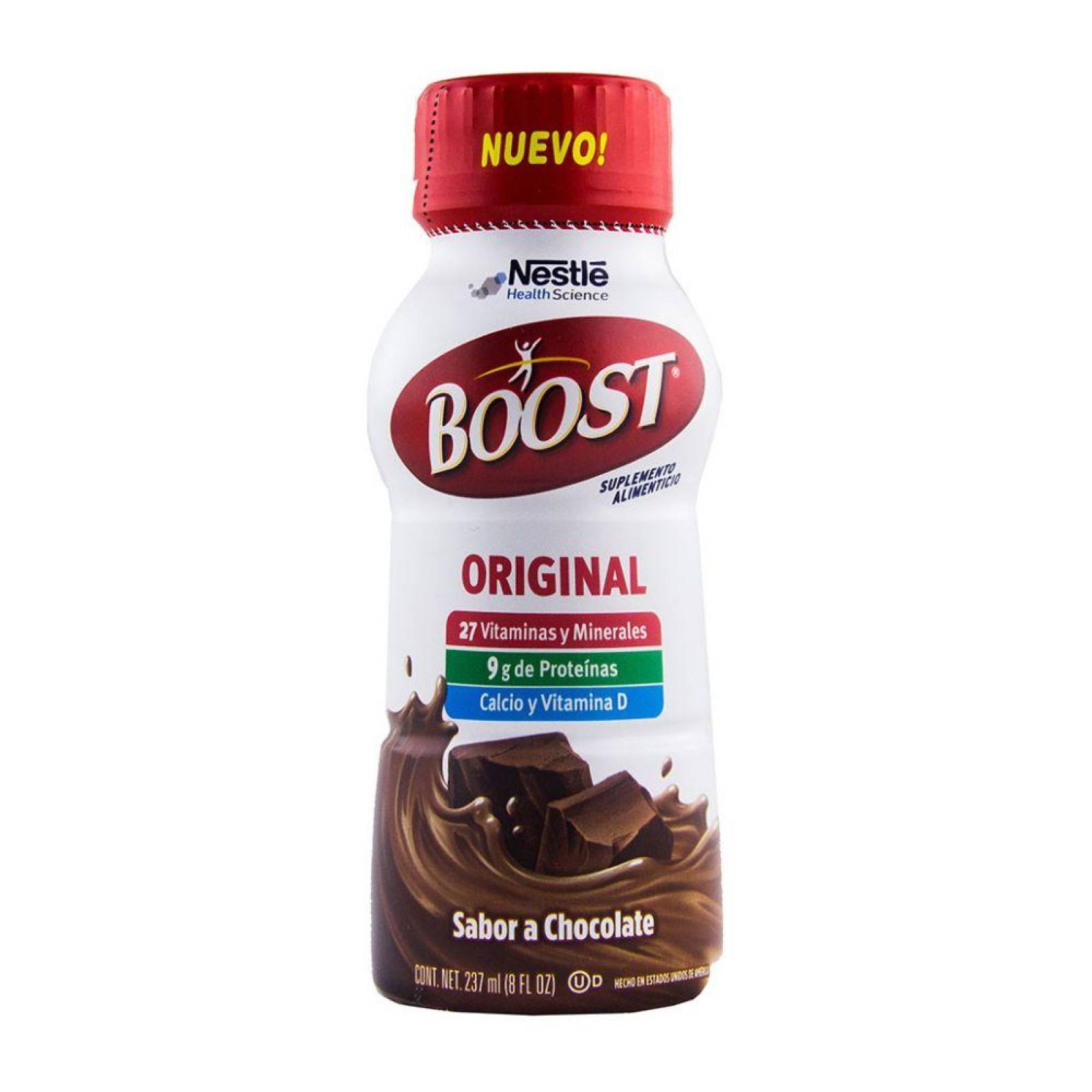 Boost Original Sabor Chocolate Botella Con 237 mL 