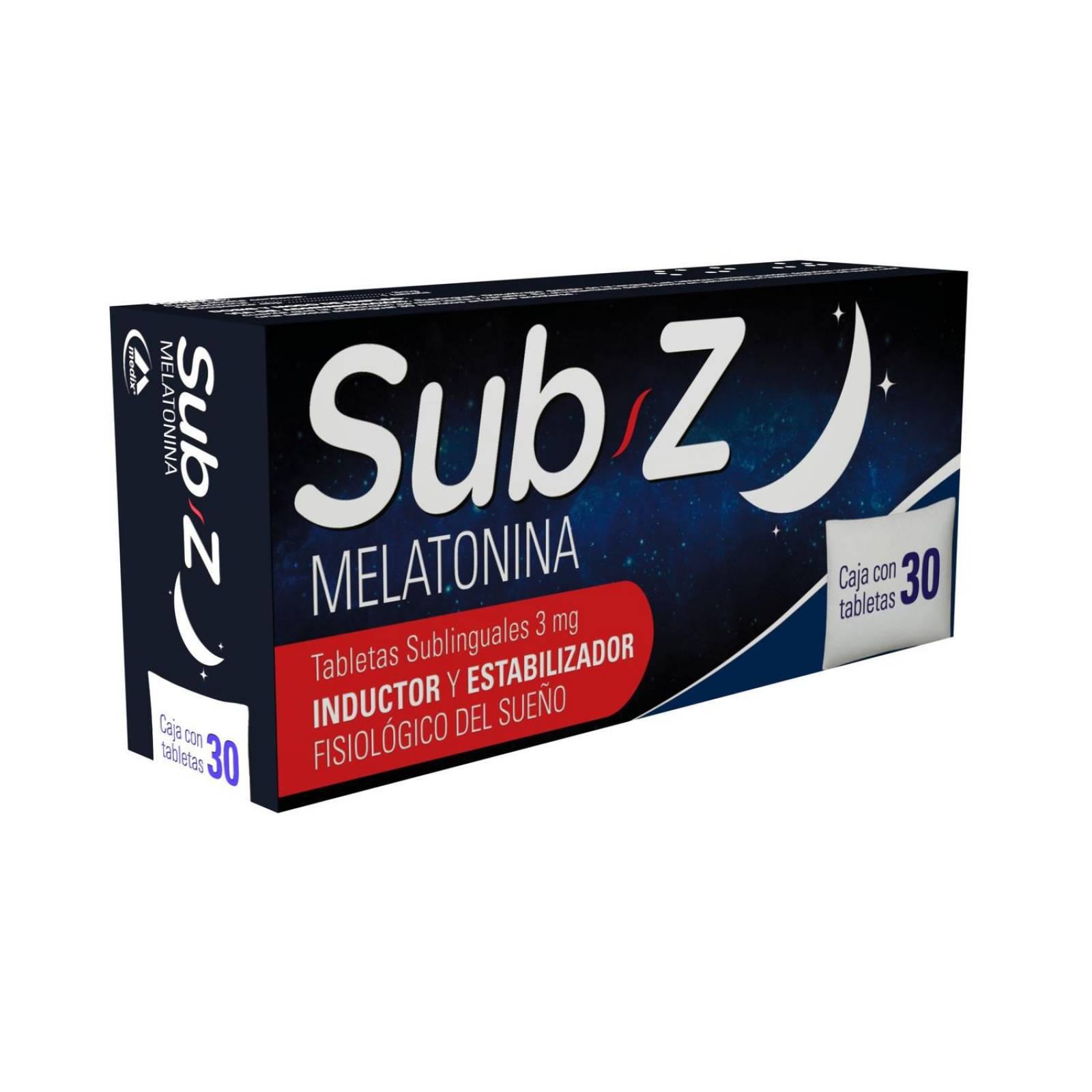 Sub Z 3 mg Caja Con 30 Tabletas Sublinguales. 
