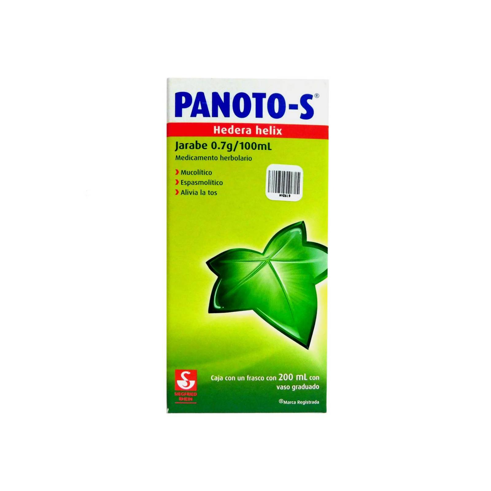 Panotos 0.7g Jarabe Caja Con Frasco 200 mL 