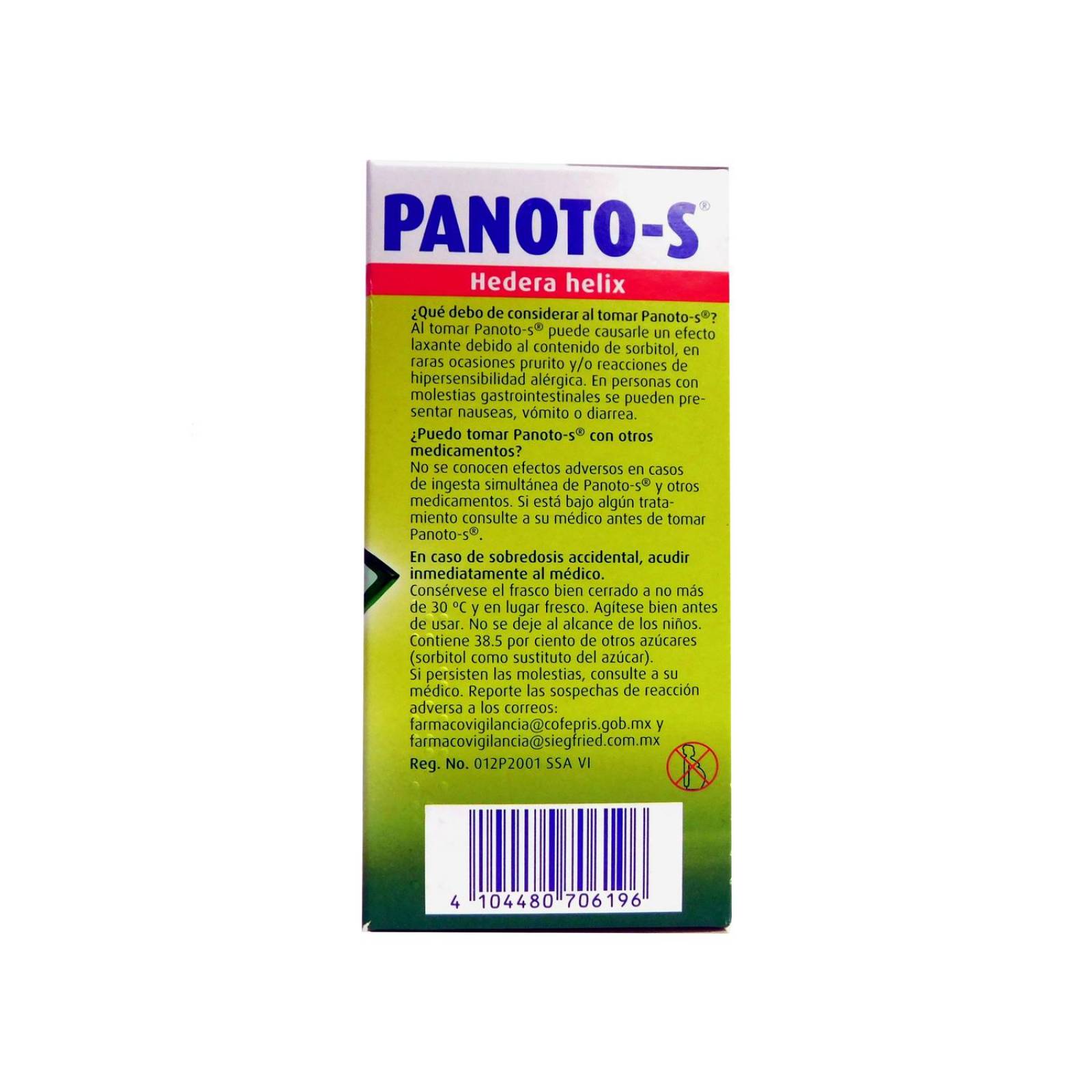 Panotos 0.7g Jarabe Caja Con Frasco 200 mL 