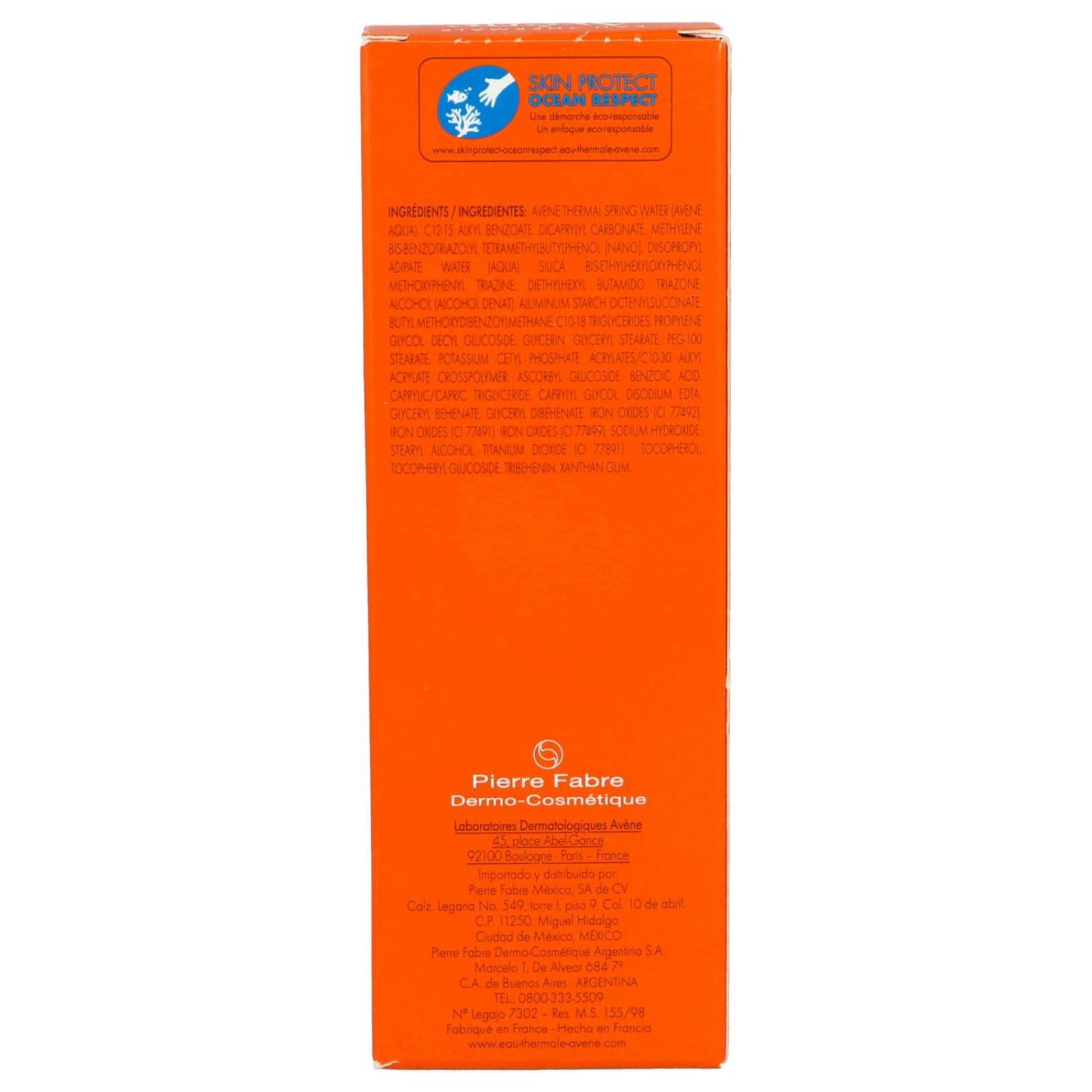 Avéne Emulsión Solar Toque Seco Color SPF 50+ Caja Con Tubo Con 50 mL 