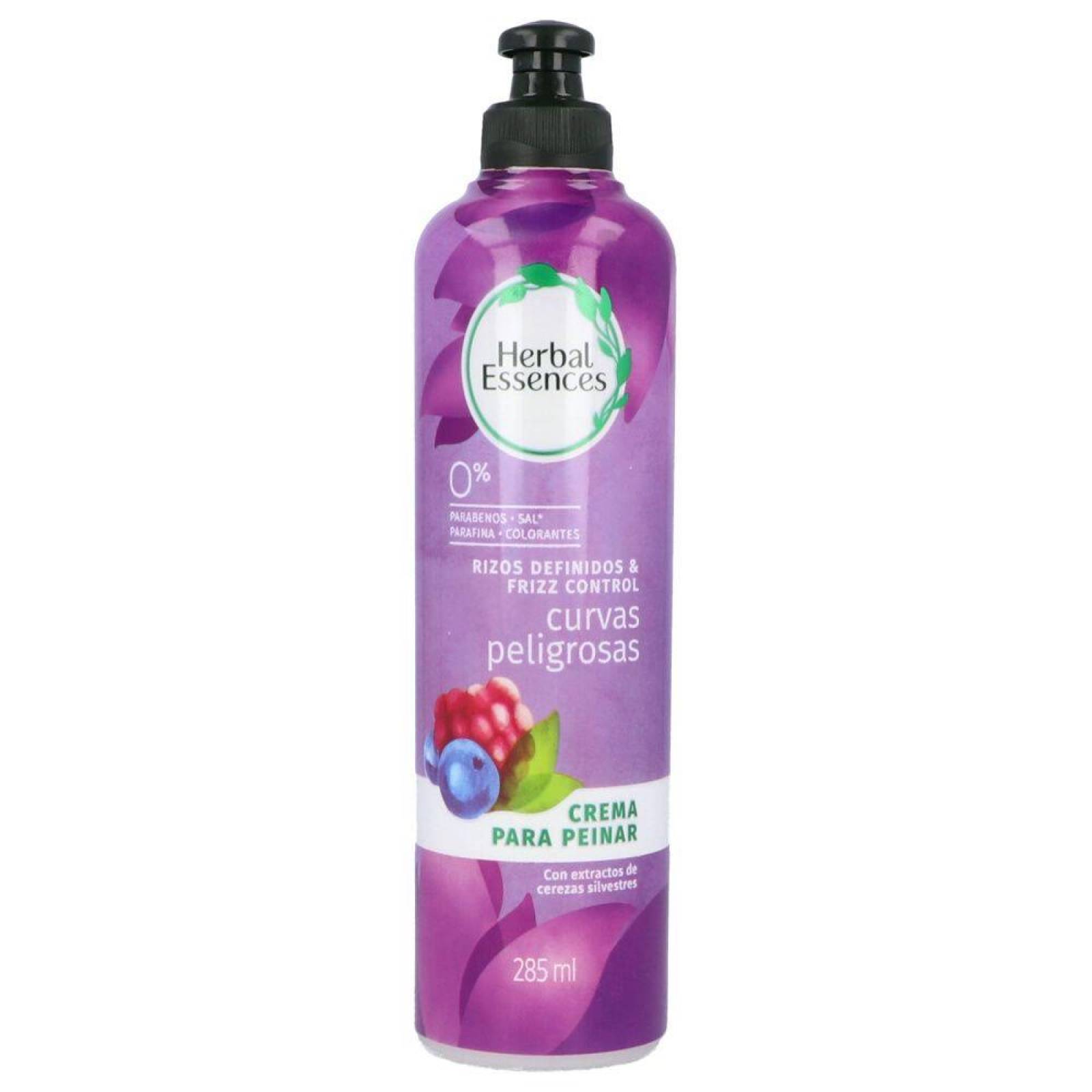 Crema Para Peinar Herbal Essences Curvas Peligrosas Botella Con 285mL 