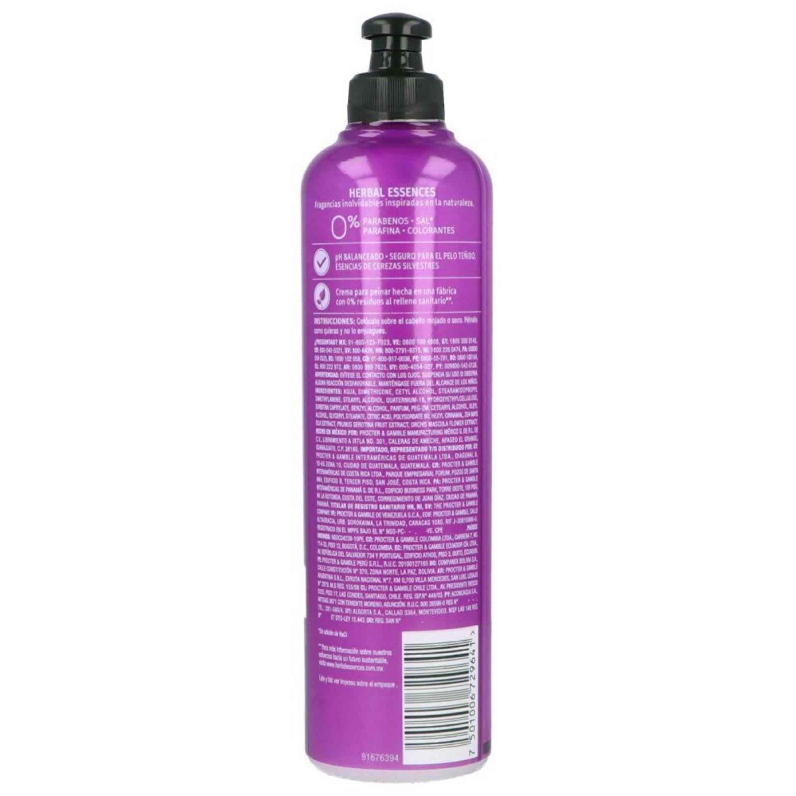 Crema Para Peinar Herbal Essences Curvas Peligrosas Botella Con 285mL 