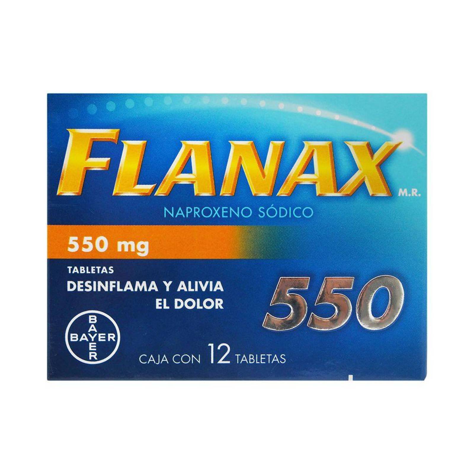 Flanax 550 550 mg Caja Con 12 Tabletas 