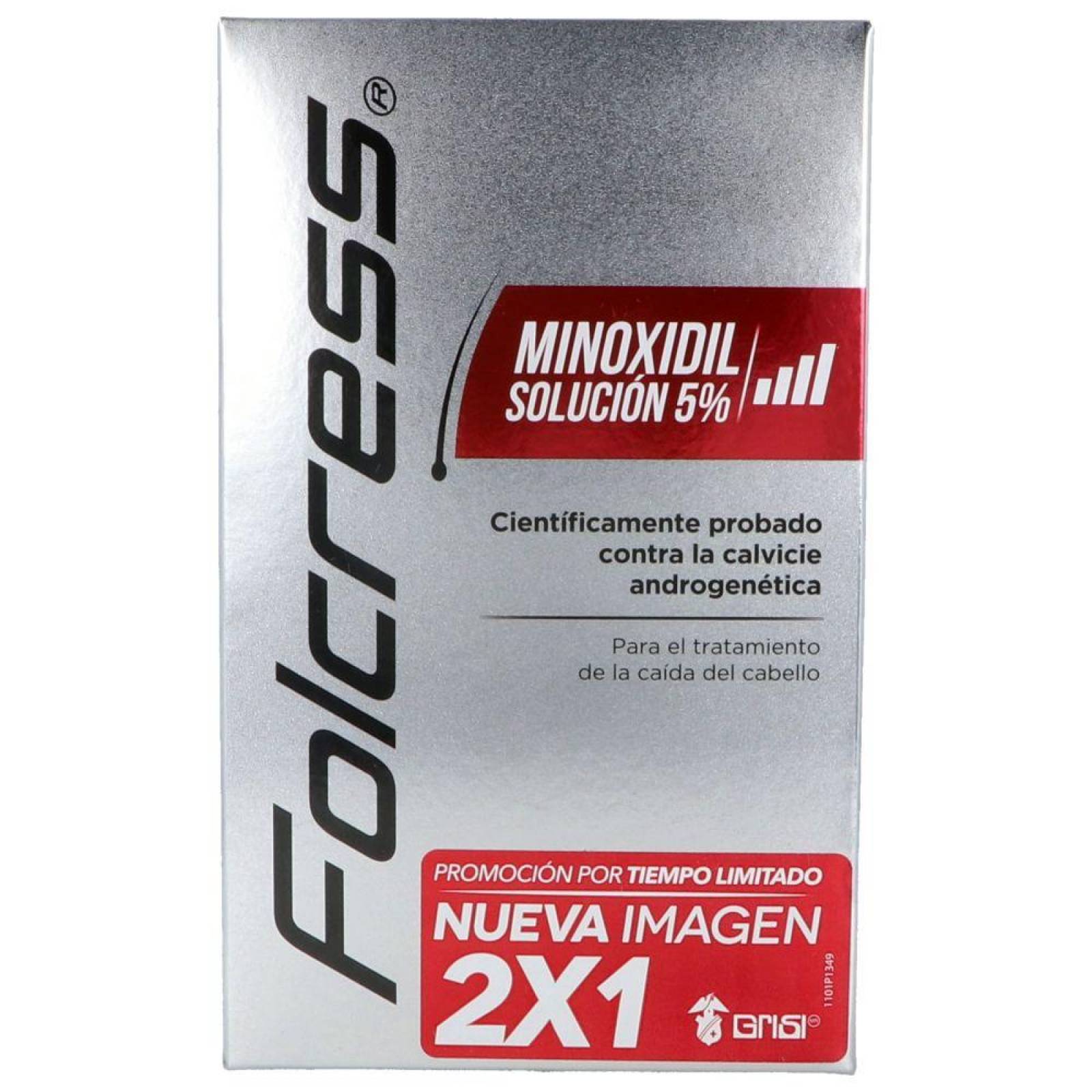 Folcress 5% Solución Botellas Con 60 mL - 2X1 