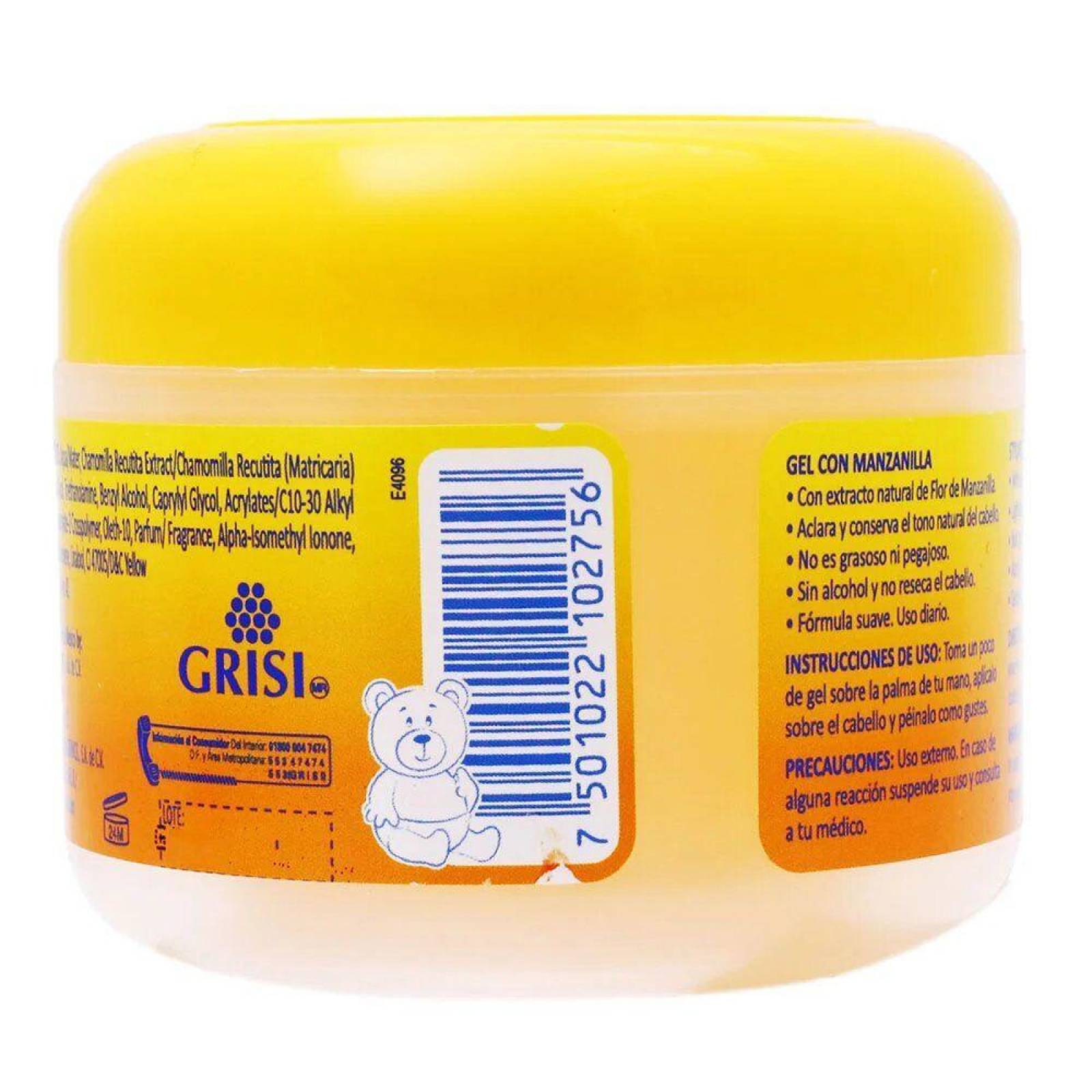 Gel Grisi De Manzanilla Ricitos De Oro Tarro De 115 mg 