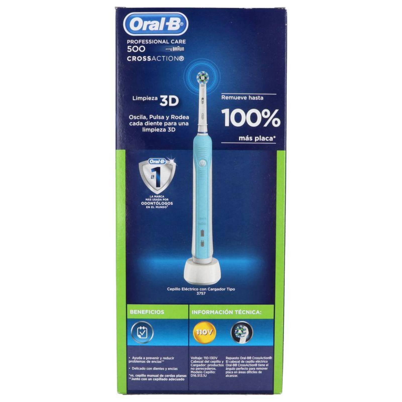 Oral-B Professional Care 500 Caja Con 1 Cepillo Eléctrico Recargable 