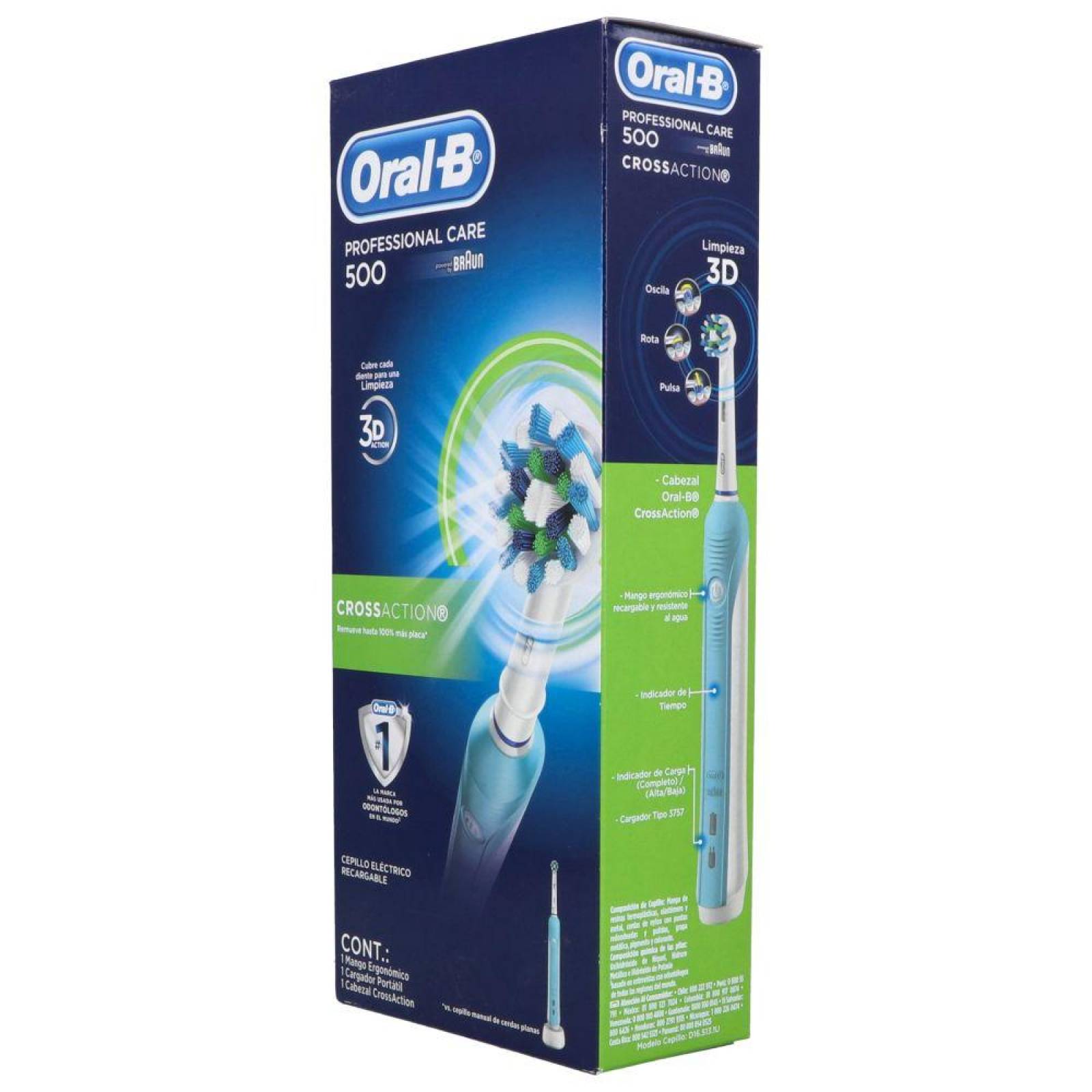 Oral-B Professional Care 500 Caja Con 1 Cepillo Eléctrico Recargable 