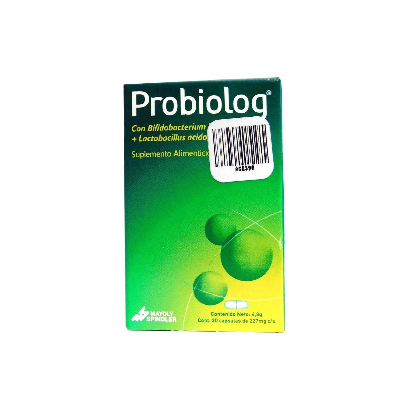 Probiolog 230 mg Caja Con Frasco Con 30 Cápsulas 