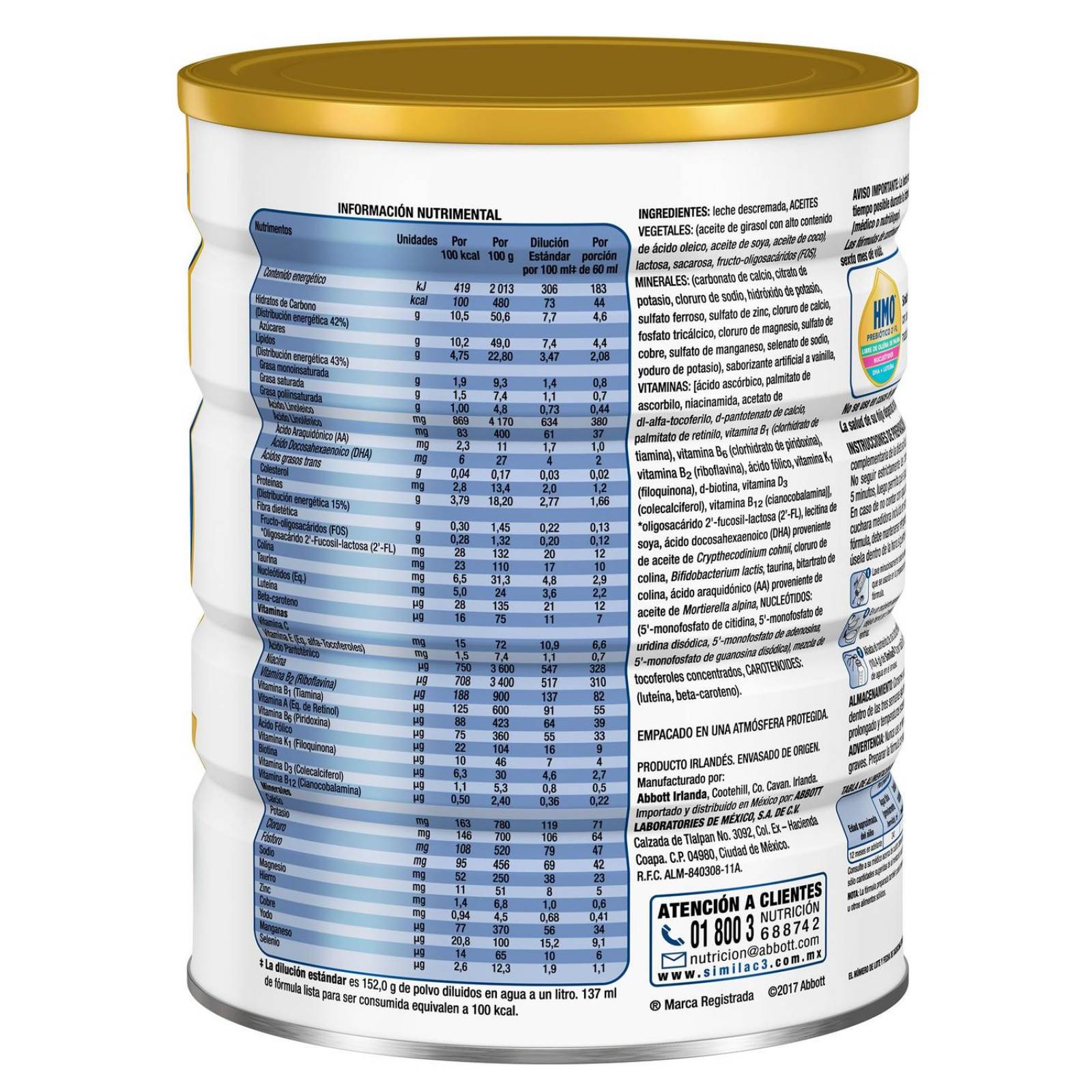 FRM-Similac 3 Lata Con Polvo De 850 g 