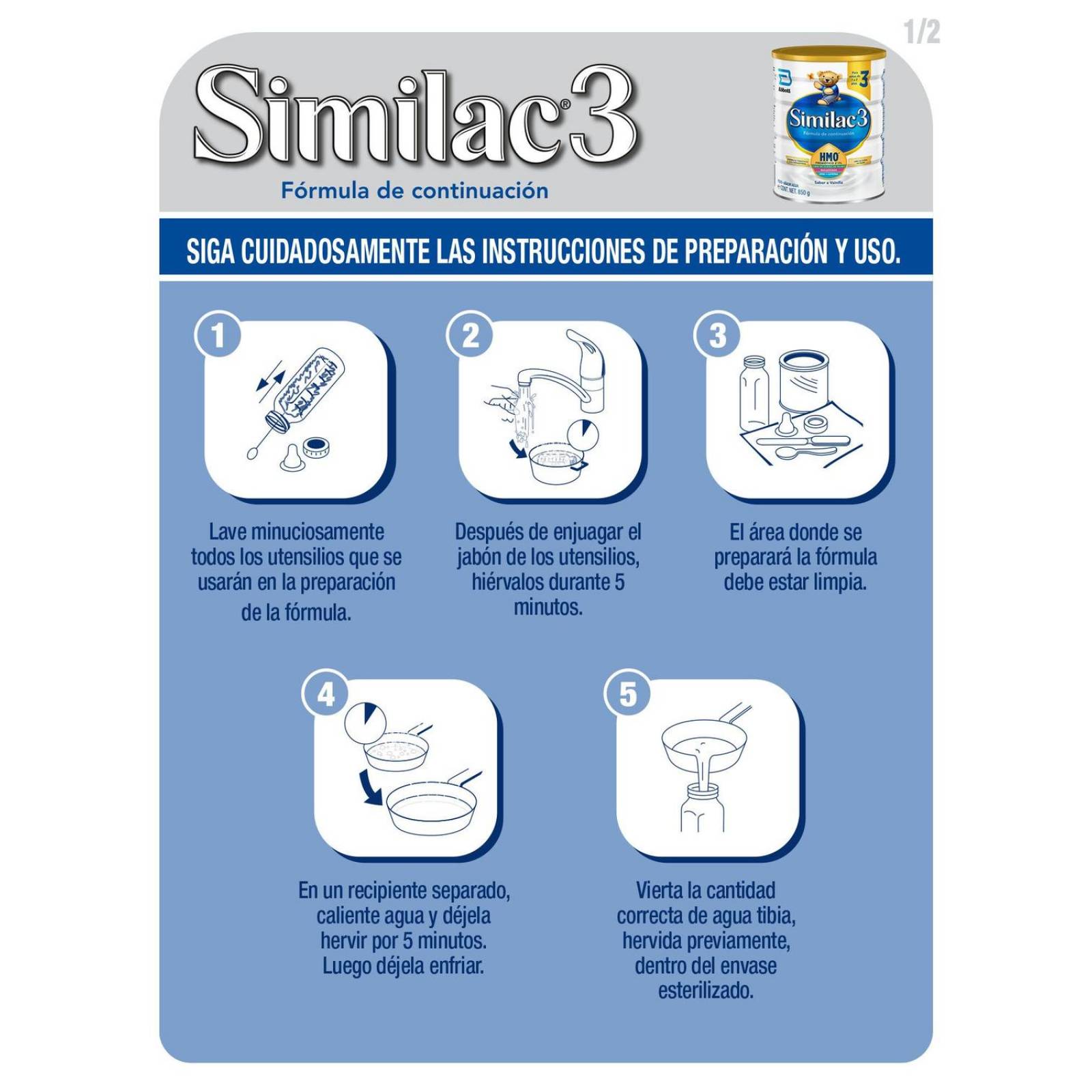 FRM-Similac 3 Lata Con Polvo De 850 g 