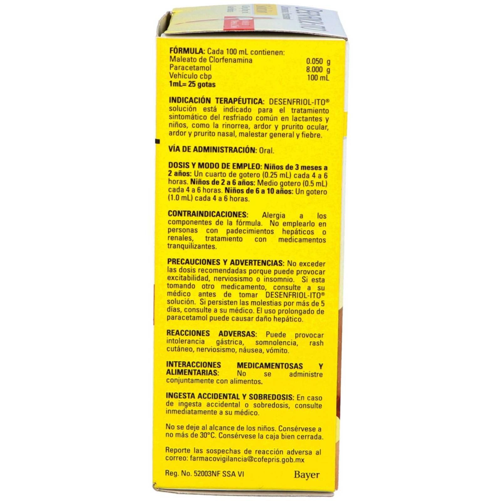 Desenfriolito Pediátrico Solución Caja Con Frasco Con 30mL y Gotero 