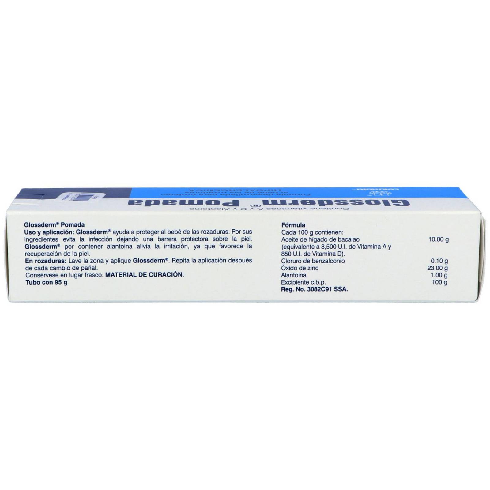 Glossderm Pomada Caja Con Tubo Con 95 g 