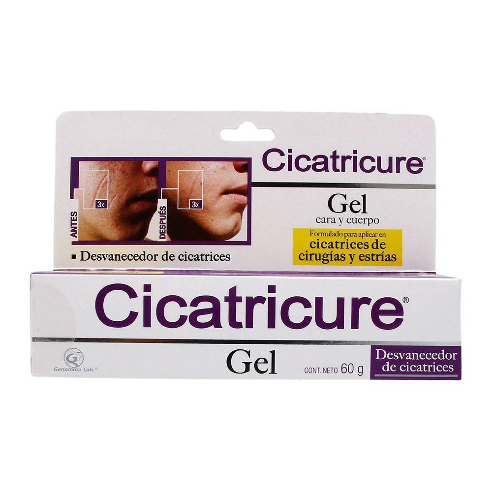 Cicatricure Gel Facial Corporal Cicatrices Y Estrias 60 G 