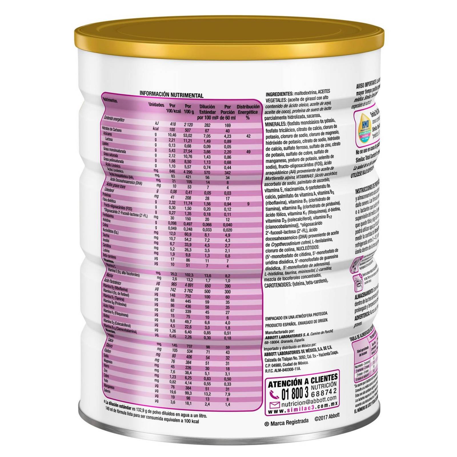 FRM-Similac Total Comfort HA 1 Lata Con 820 g 