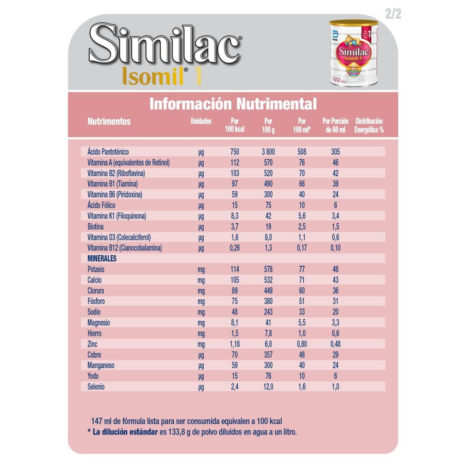 Similac Isomil 1 - 850 g 