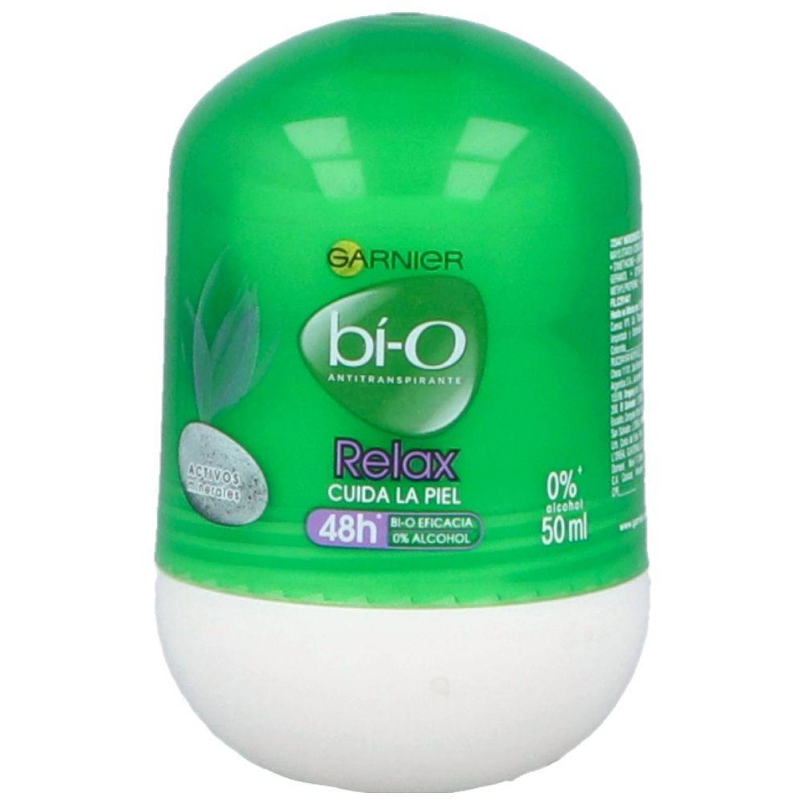 Antitranspirante Garnier Bí-O Relax Roll-On Con 50 mL 