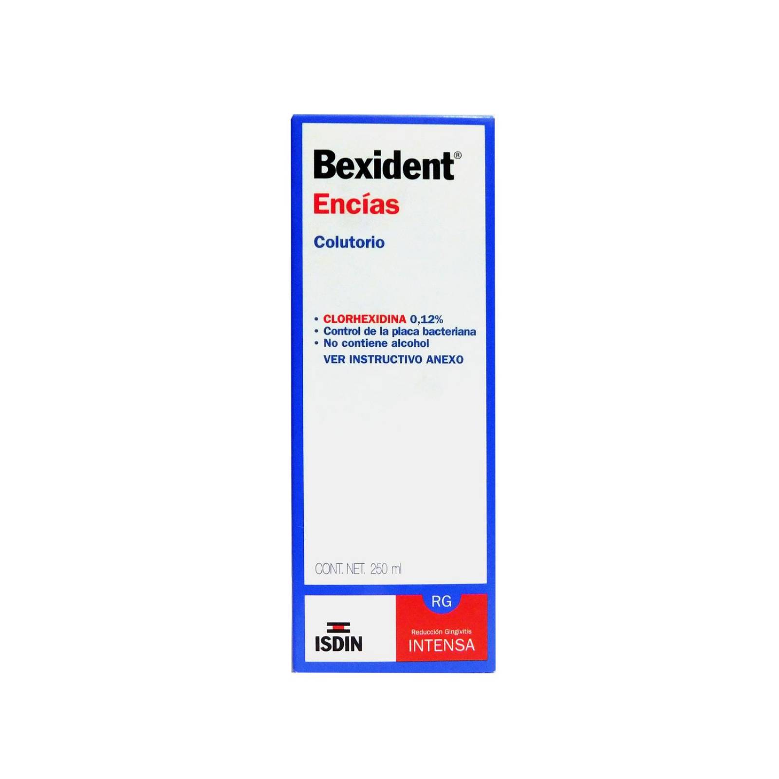 Bexident Encias 0.12% Colutorio 250ml Caja Con Frasco Con 250ml 