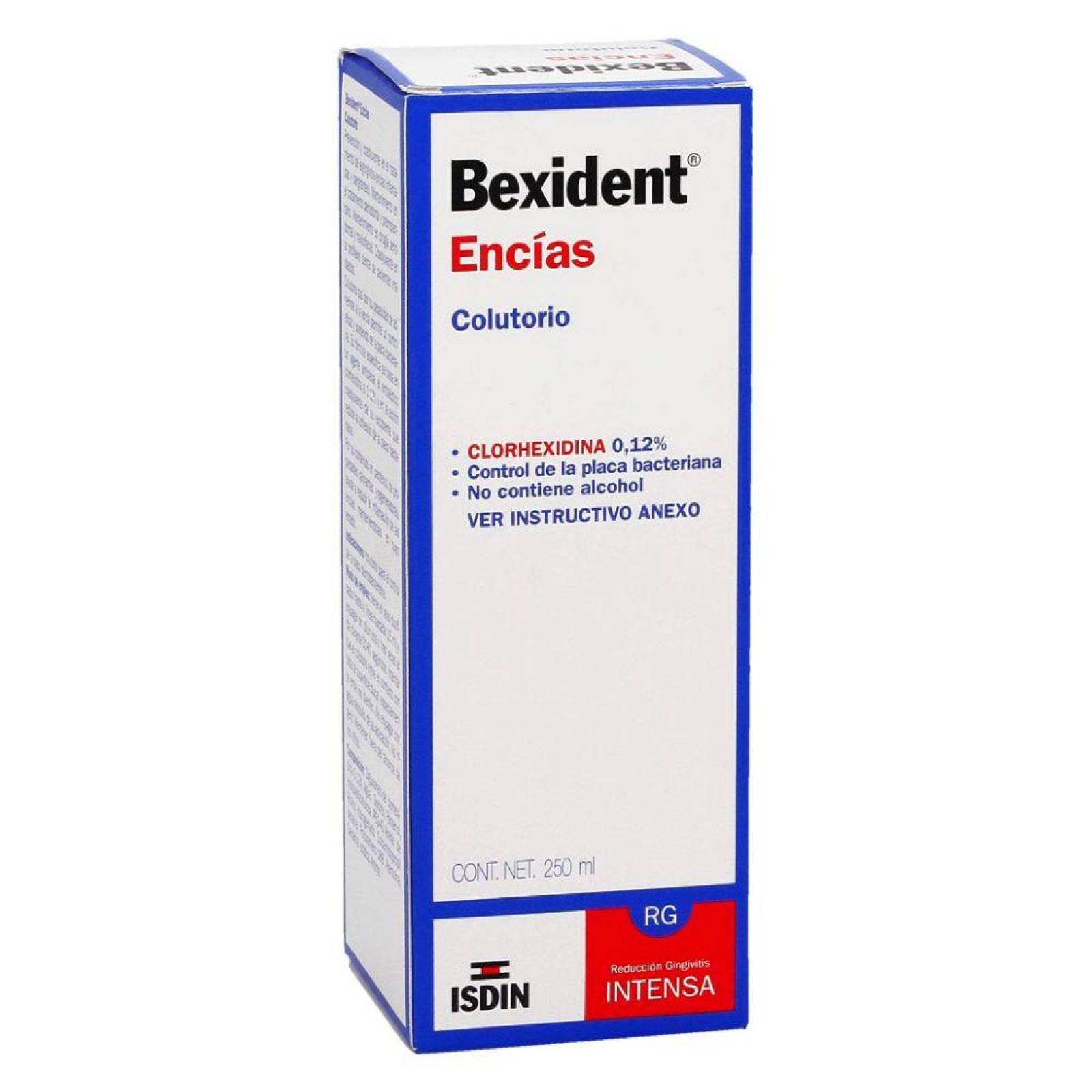 Bexident Encias 0.12% Colutorio 250ml Caja Con Frasco Con 250ml 