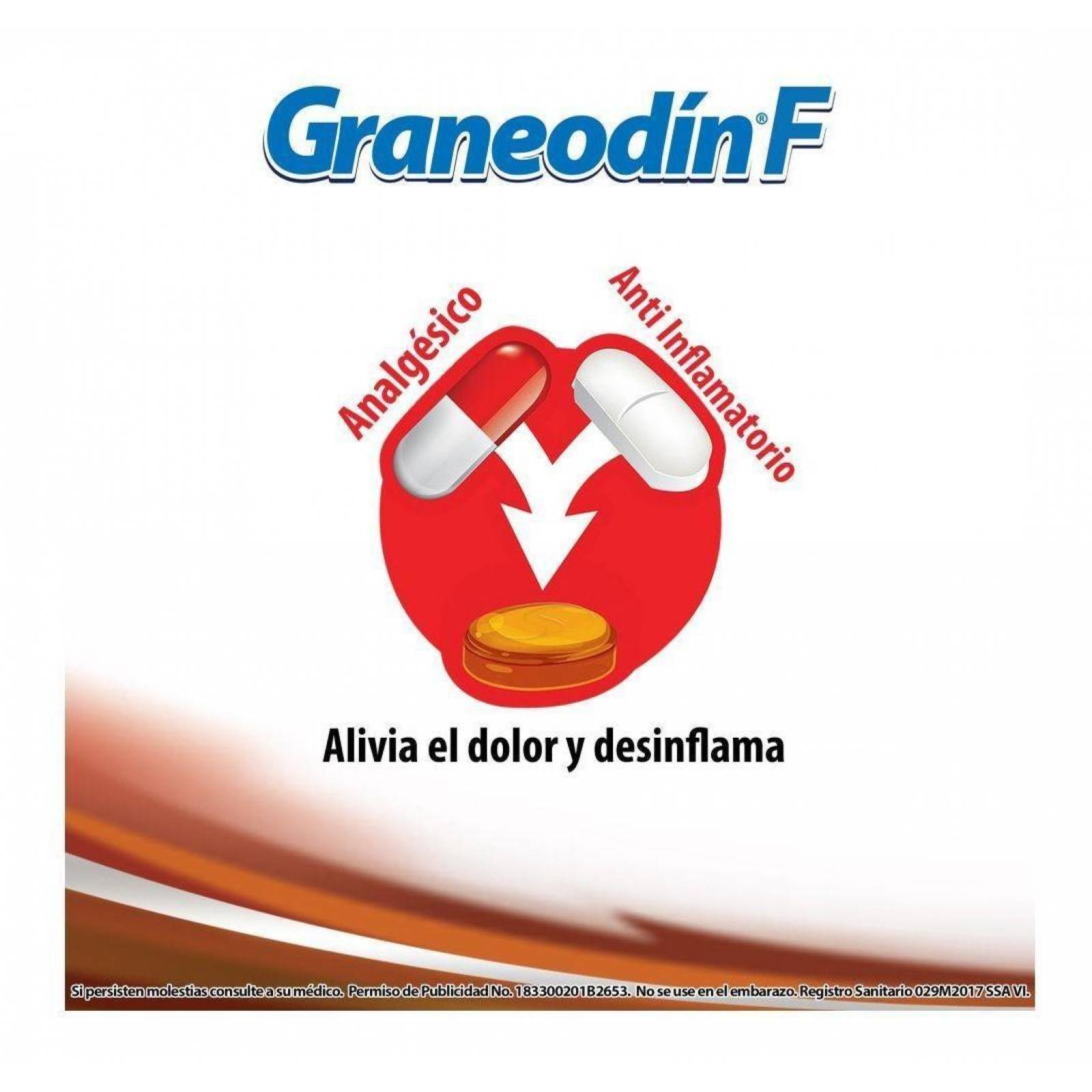 Graneodín F 8.75 Mg Caja Con 16 Pastillas Sabor Naranja 