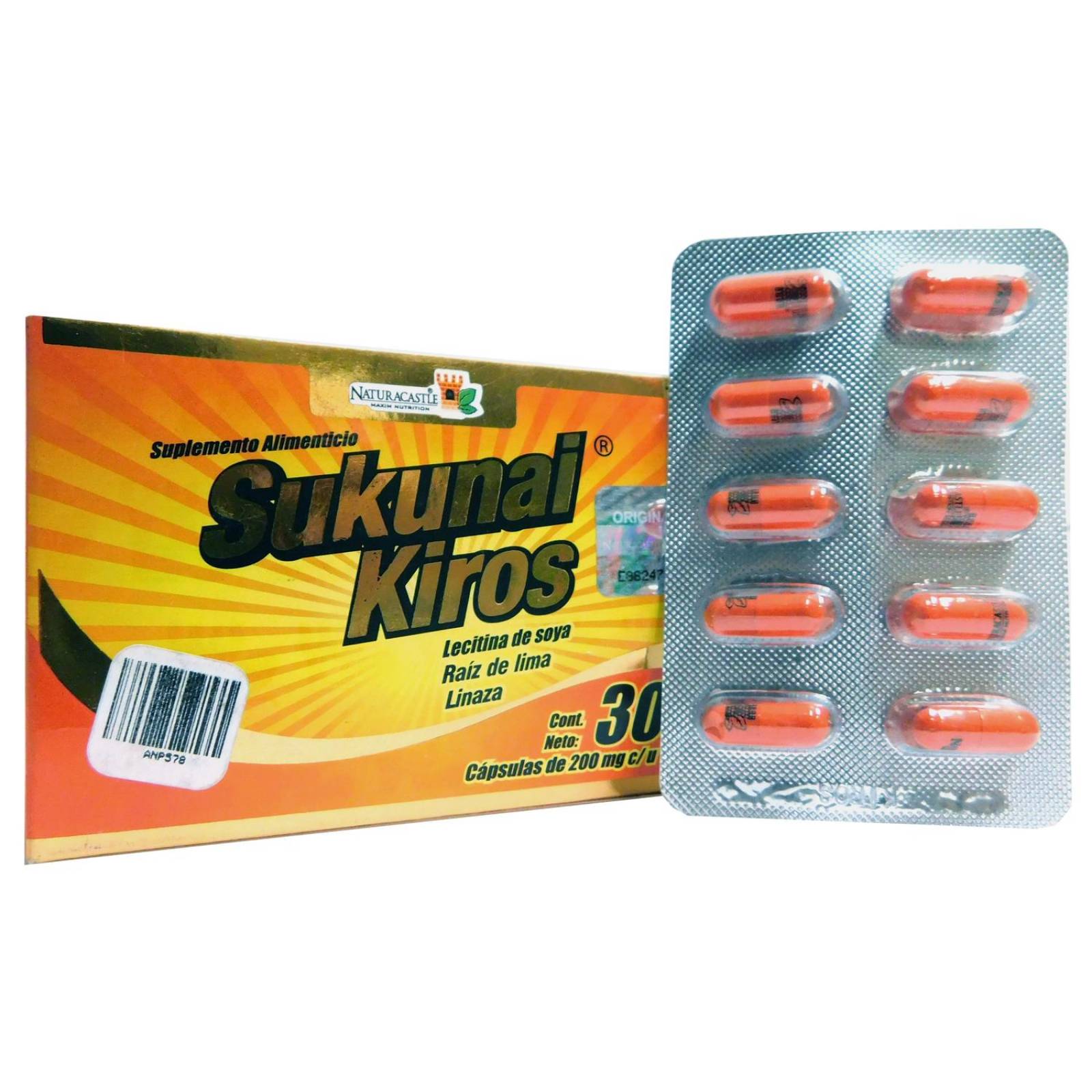 Sukunai Kiros Caja Con 30 Cápsulas De 200 mg 