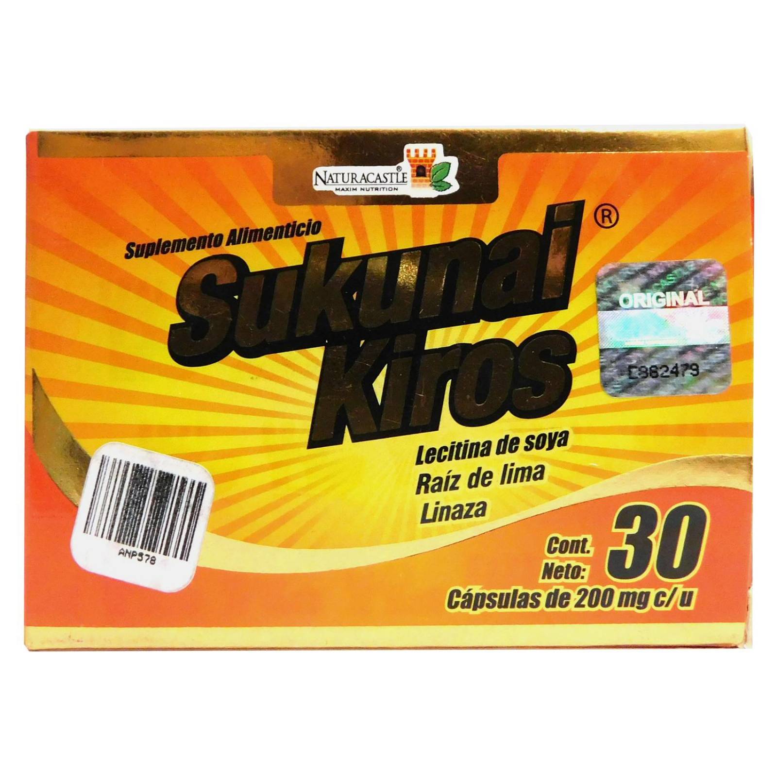 Sukunai Kiros Caja Con 30 Cápsulas De 200 mg 