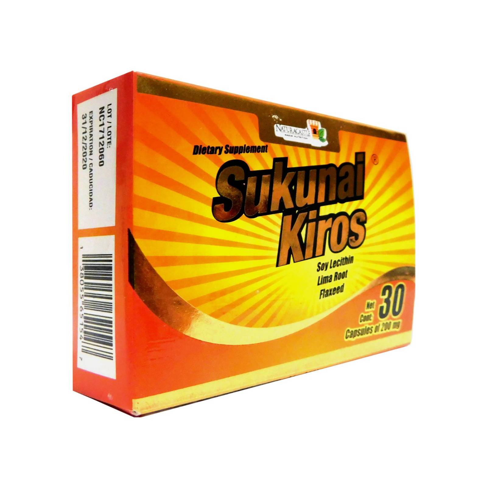 Sukunai Kiros Caja Con 30 Cápsulas De 200 mg 