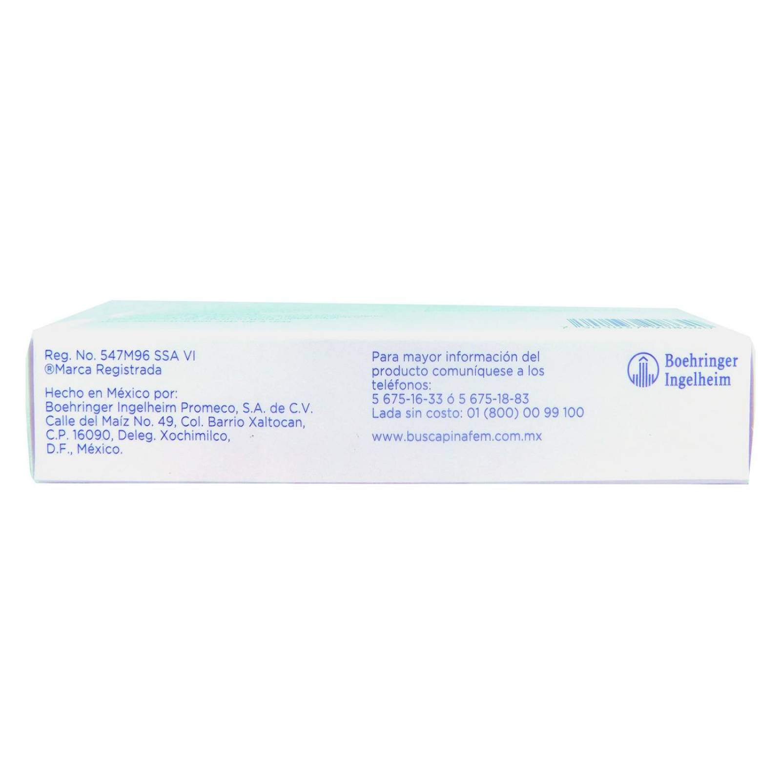 Buscapina Fem 20 mg / 400 mg Caja Con 10 Tabletas 