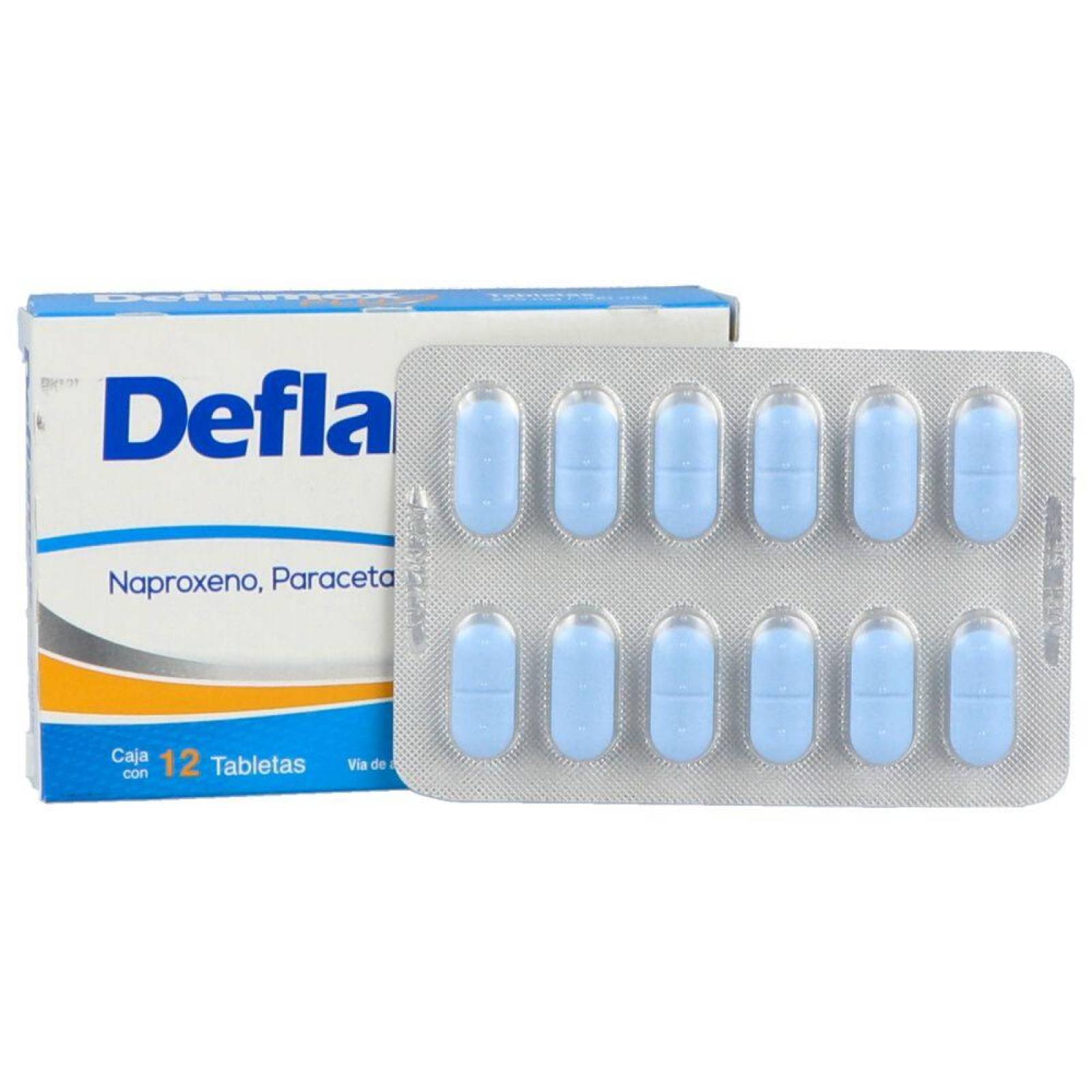 Deflamox Plus 275 300 mg Caja Con 12 Tabletas 