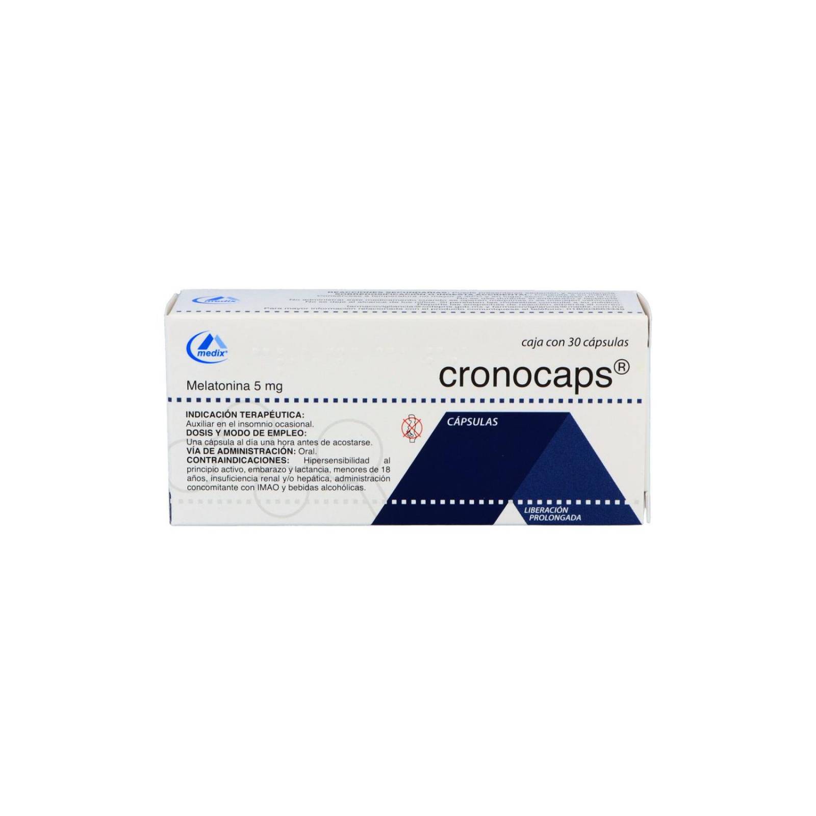 Cronocaps 5 mg Caja Con 30 Cápsulas 