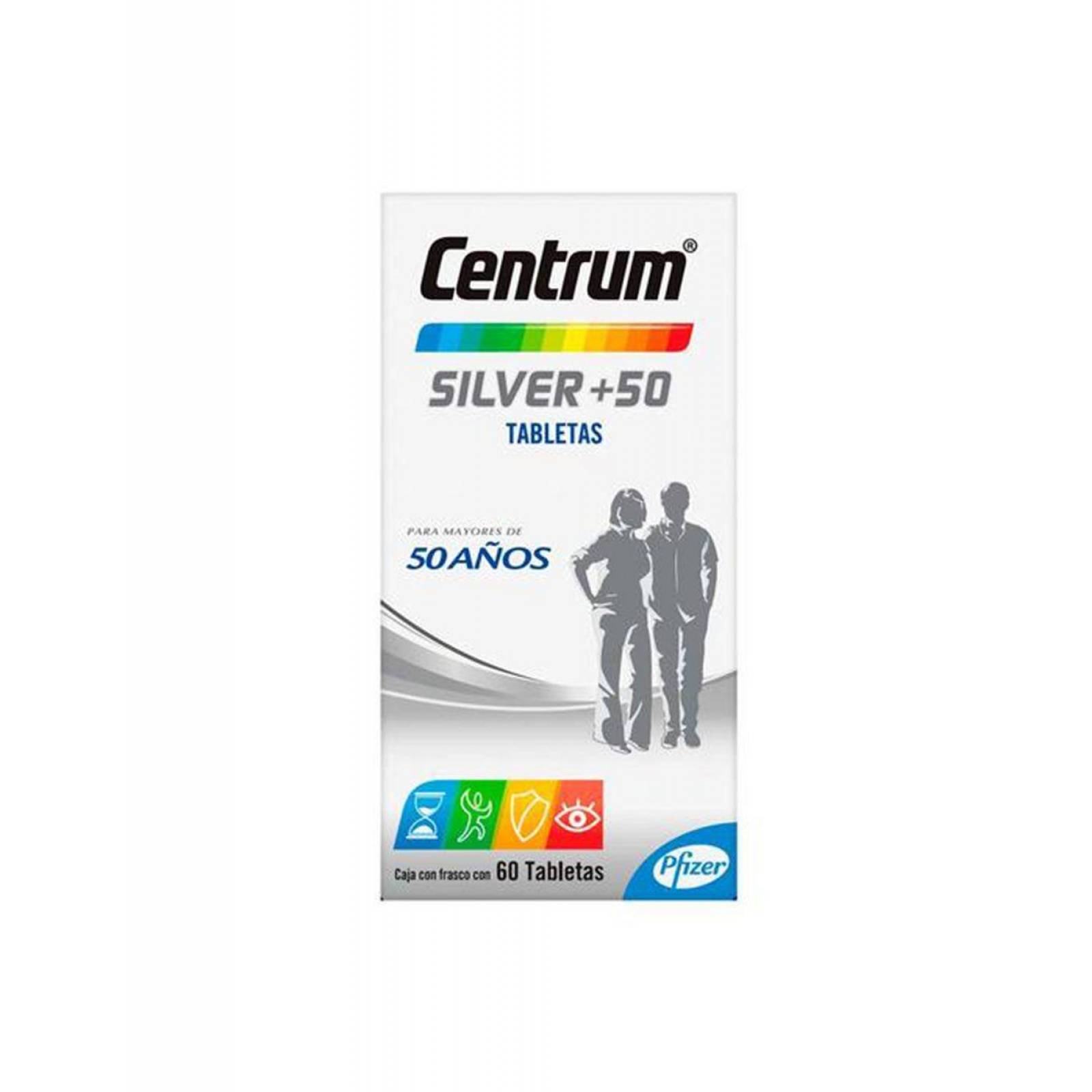 Centrum Silver Caja Con Frasco Con 60 Tabletas 