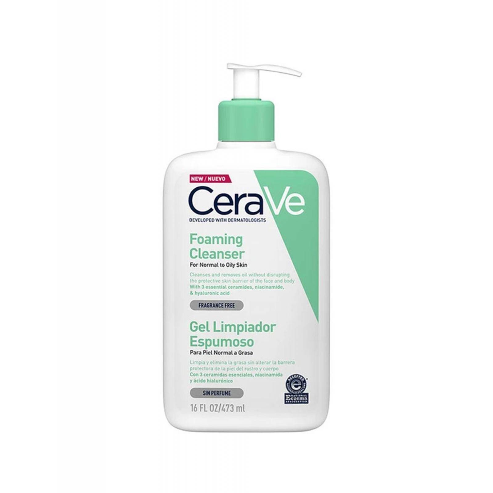 CeraVe Gel Limpiador Espumoso Con 236 mL 
