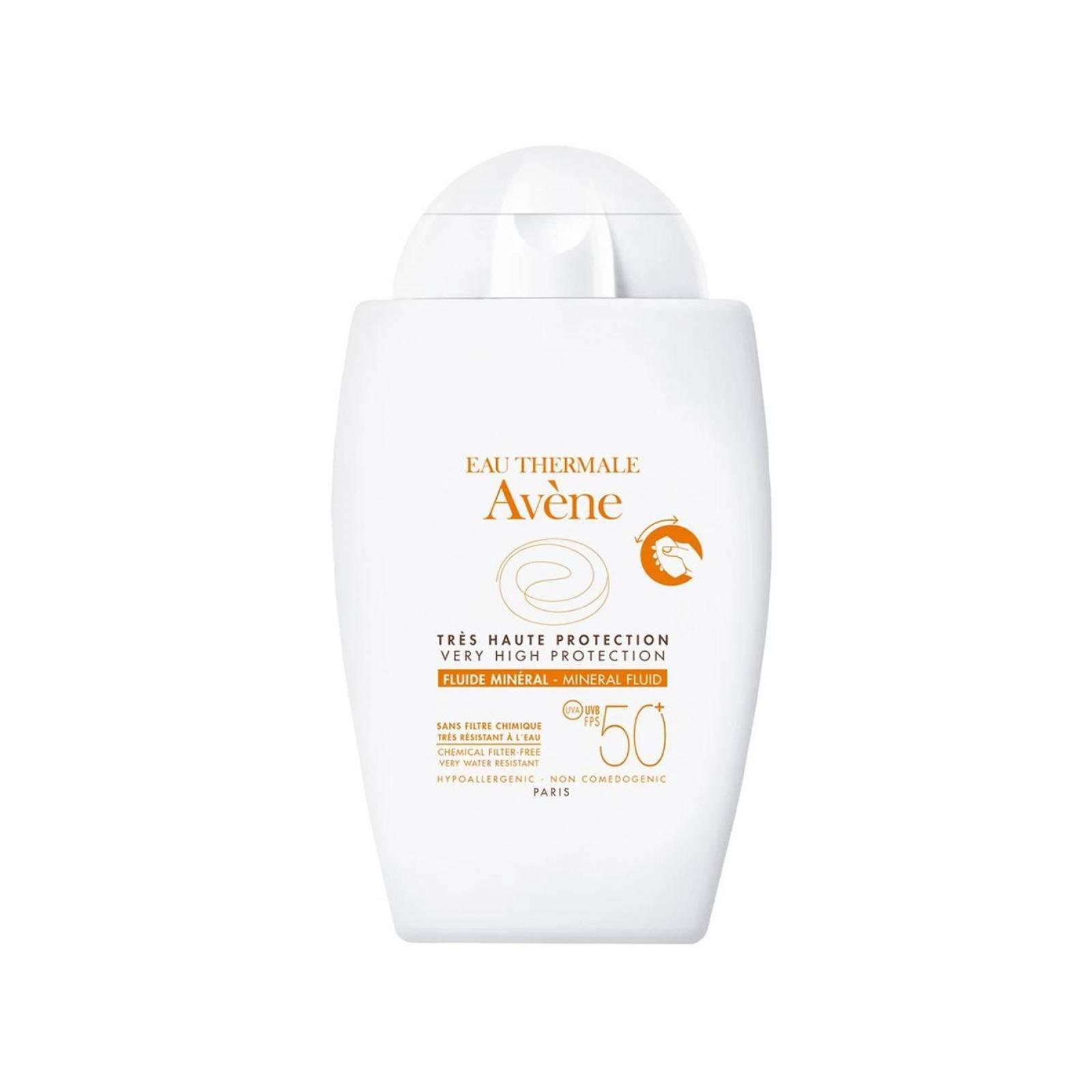 Avène Protector Solar FPS50+ Fluido Mineral Con 40 mL 