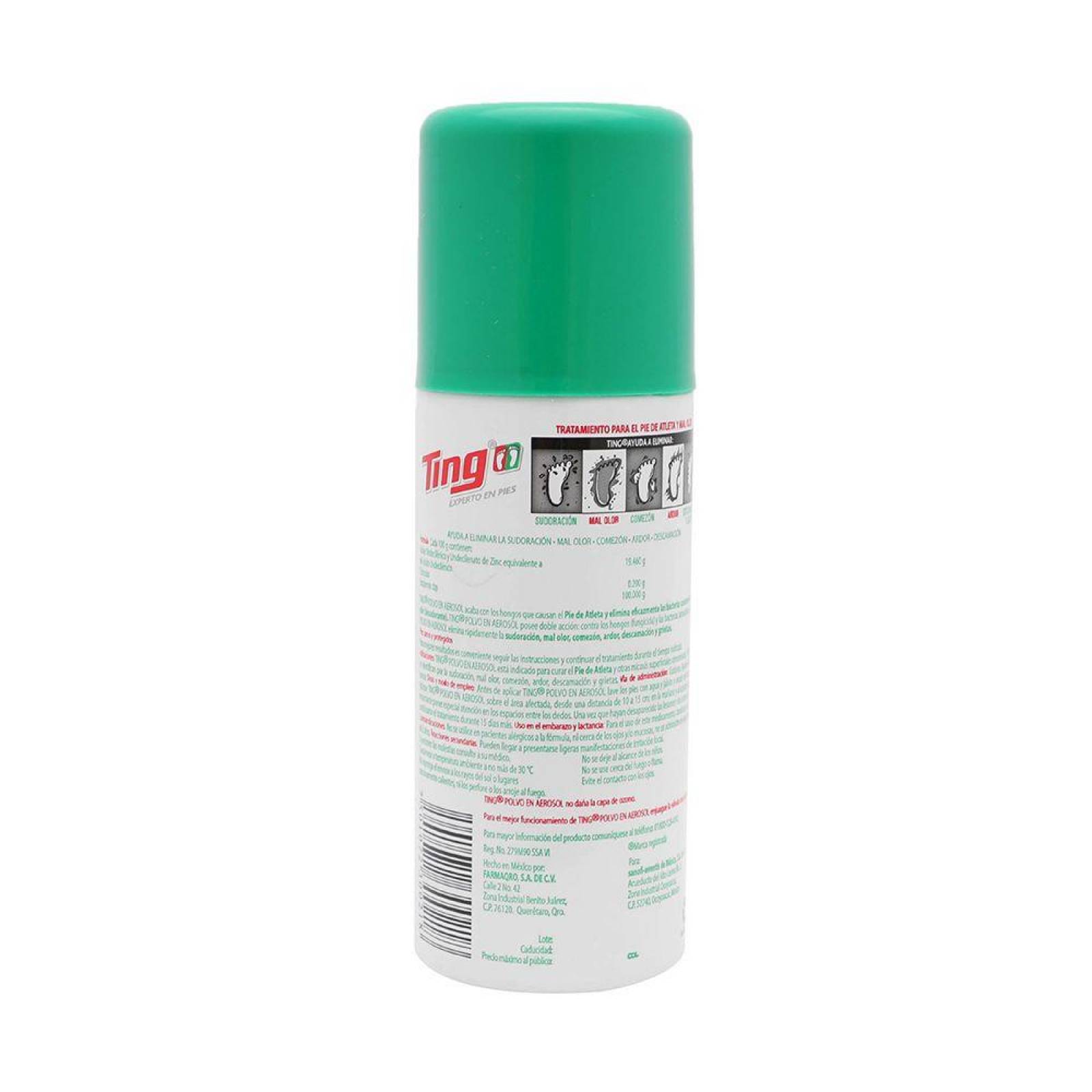 Ting Polvo En Aerosol Frasco Con 80 g 