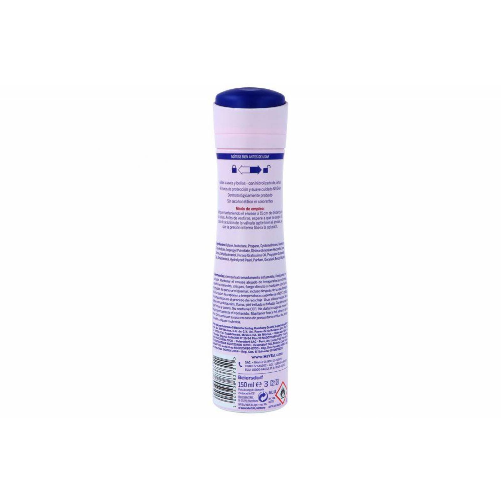 Antitranspirante En Aerosol Nivea Pearl & Beauty 48 H Lata Con 150 mL 