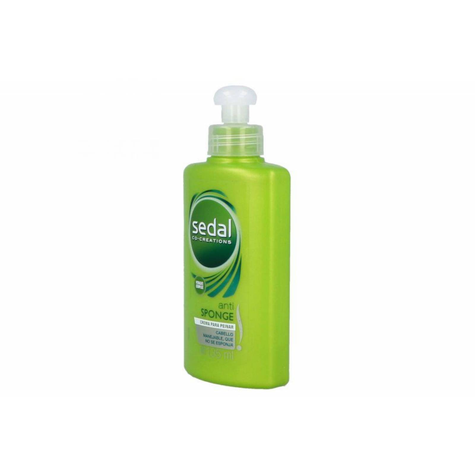 Crema Para Peinar Sedal Anti-Sponge Frasco Con 135 mL 