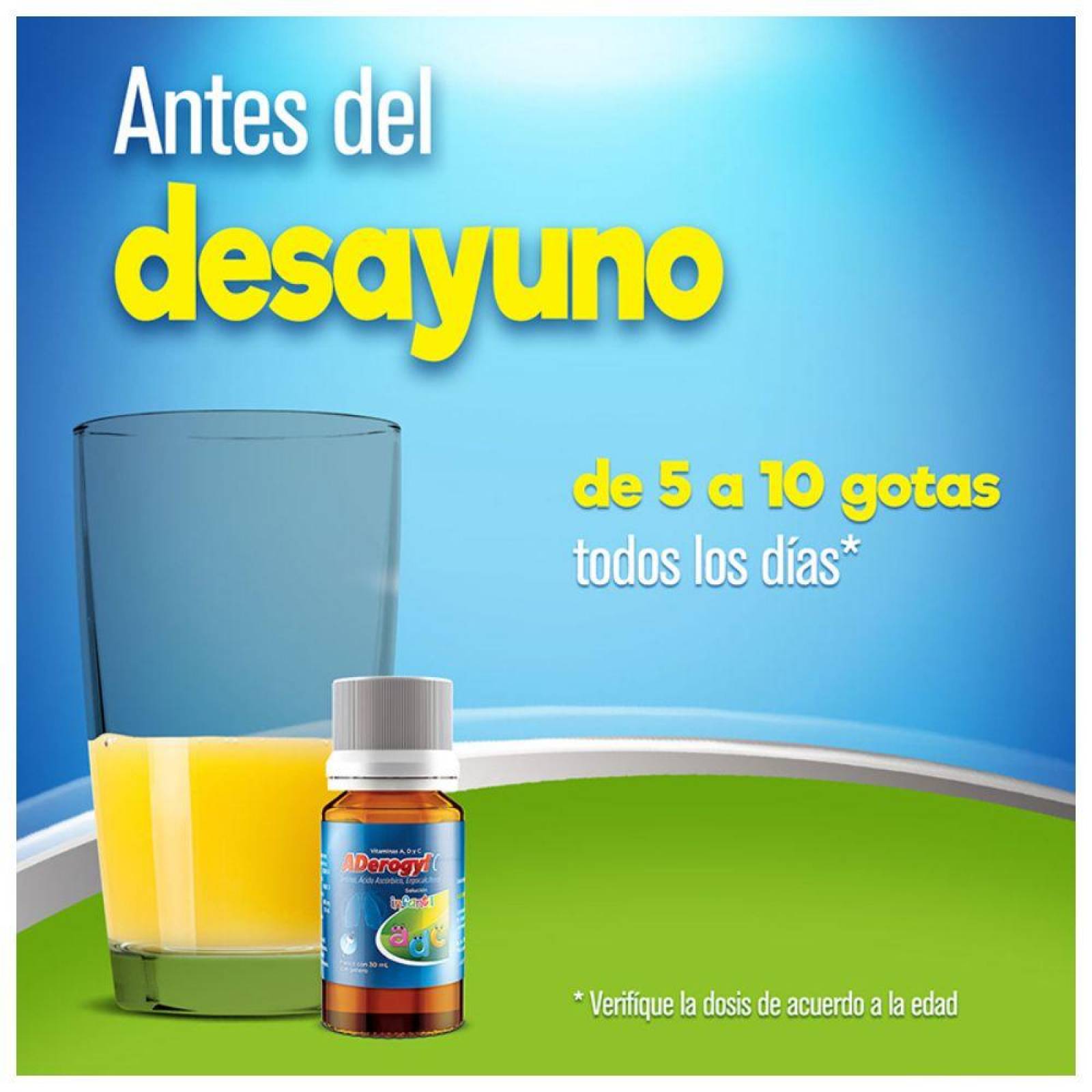 Aderogyl C Solución Infantil Caja Con Frasco Con 30 mL 